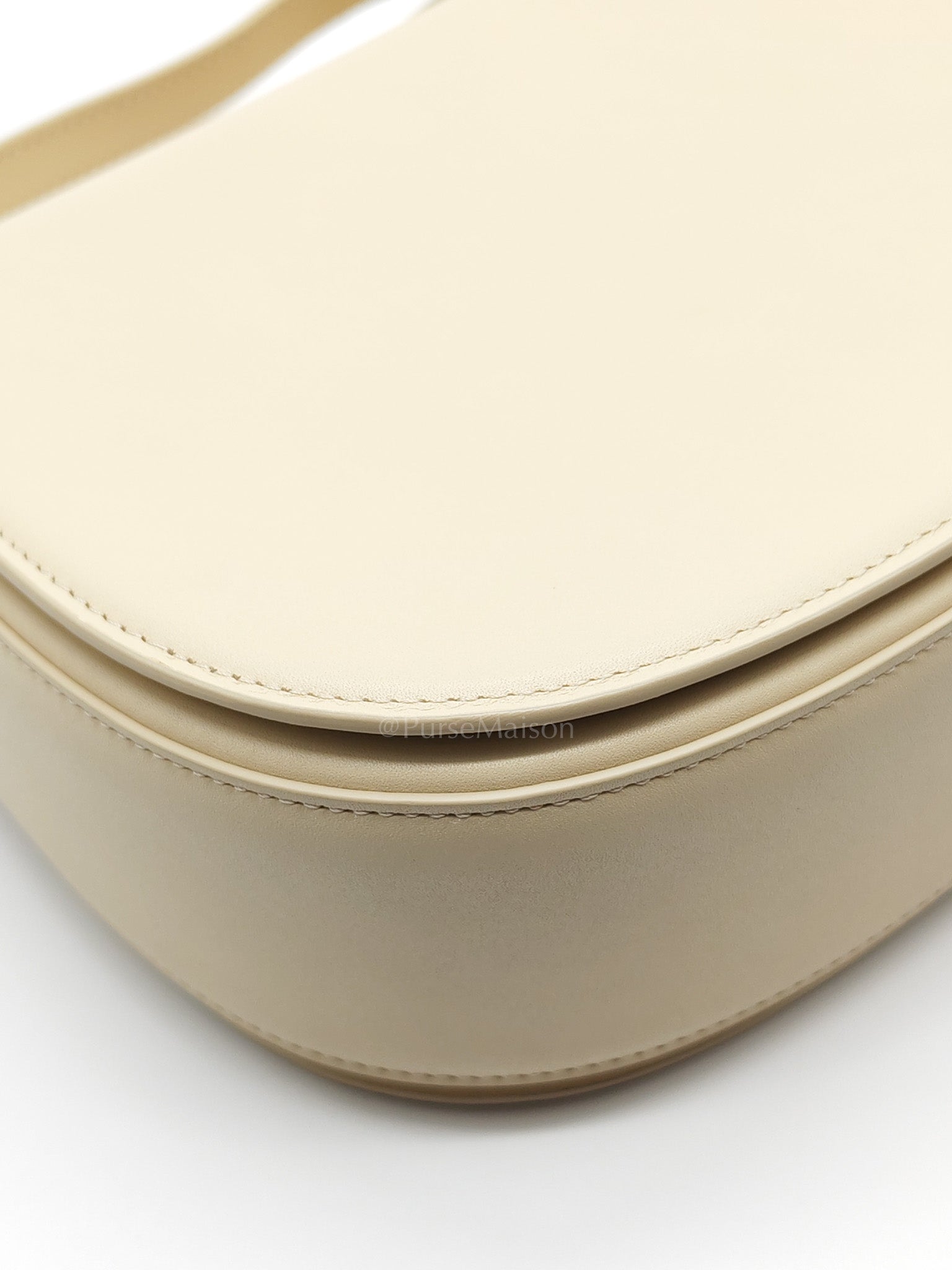 Loro Piana Bag Off White in Saddle Leather Crossbody Bag | Purse Maison Luxury Bags Shop