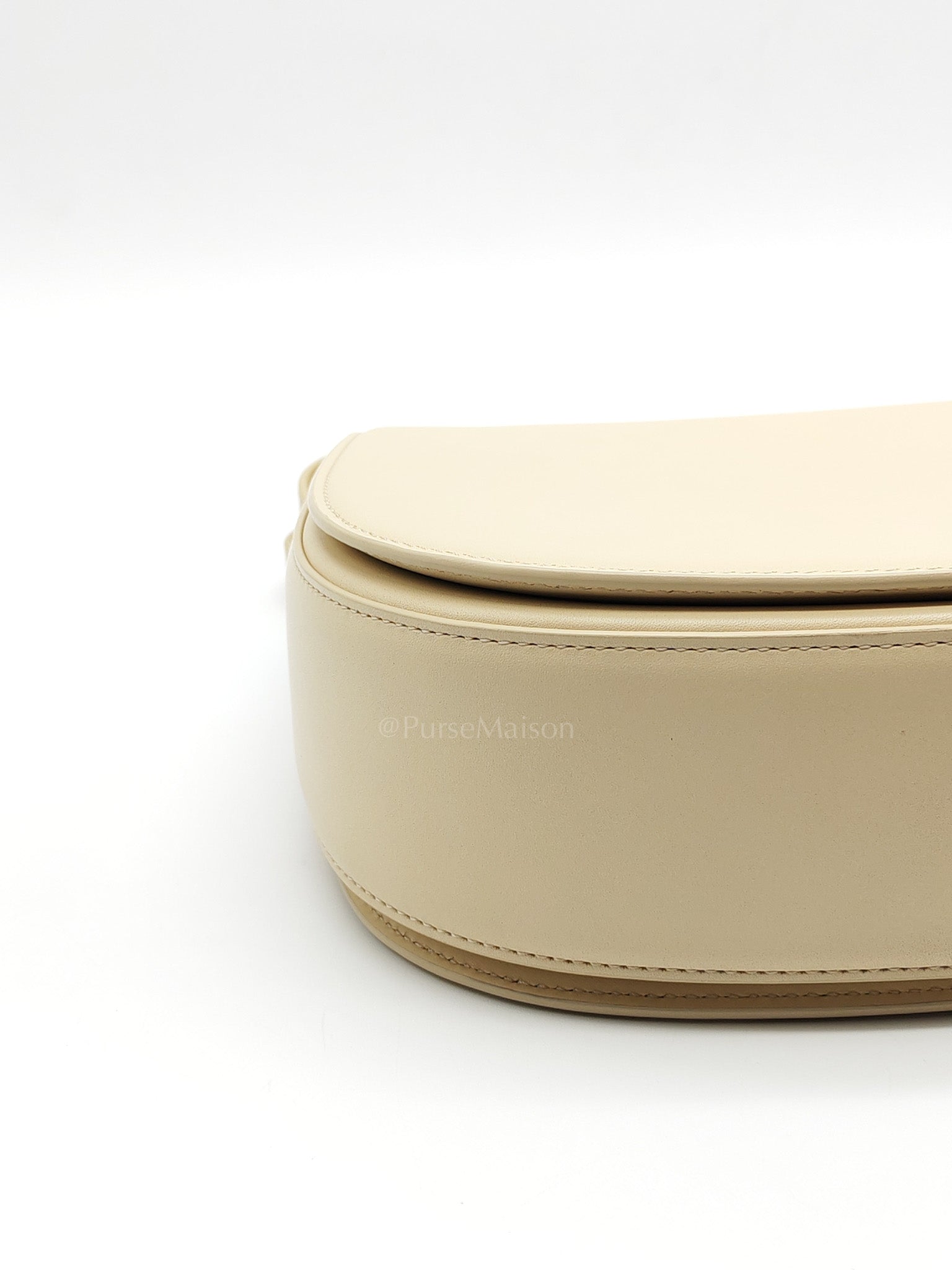 Loro Piana Bag Off White in Saddle Leather Crossbody Bag | Purse Maison Luxury Bags Shop