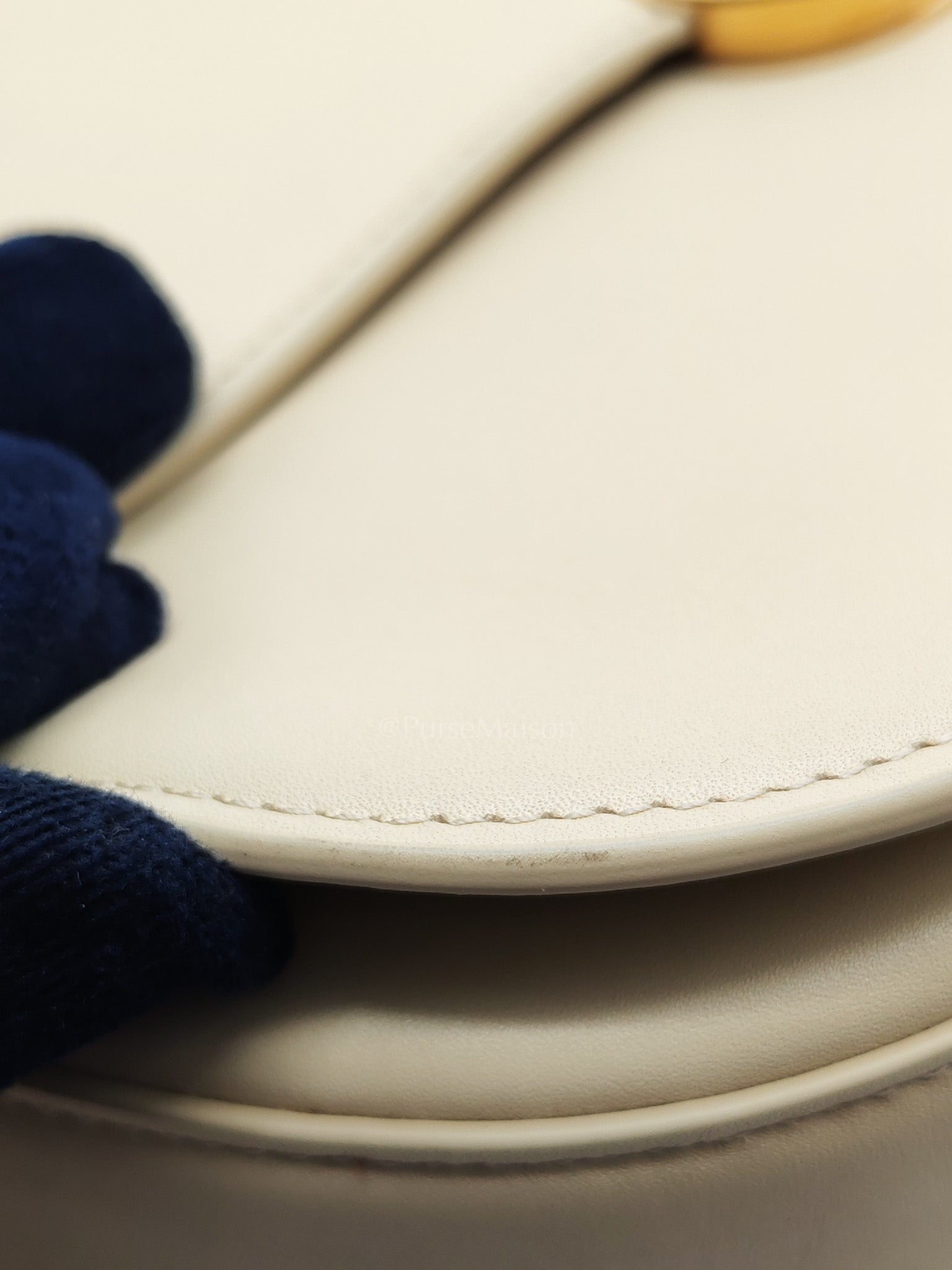 Loro Piana Bag Off White in Saddle Leather Crossbody Bag | Purse Maison Luxury Bags Shop