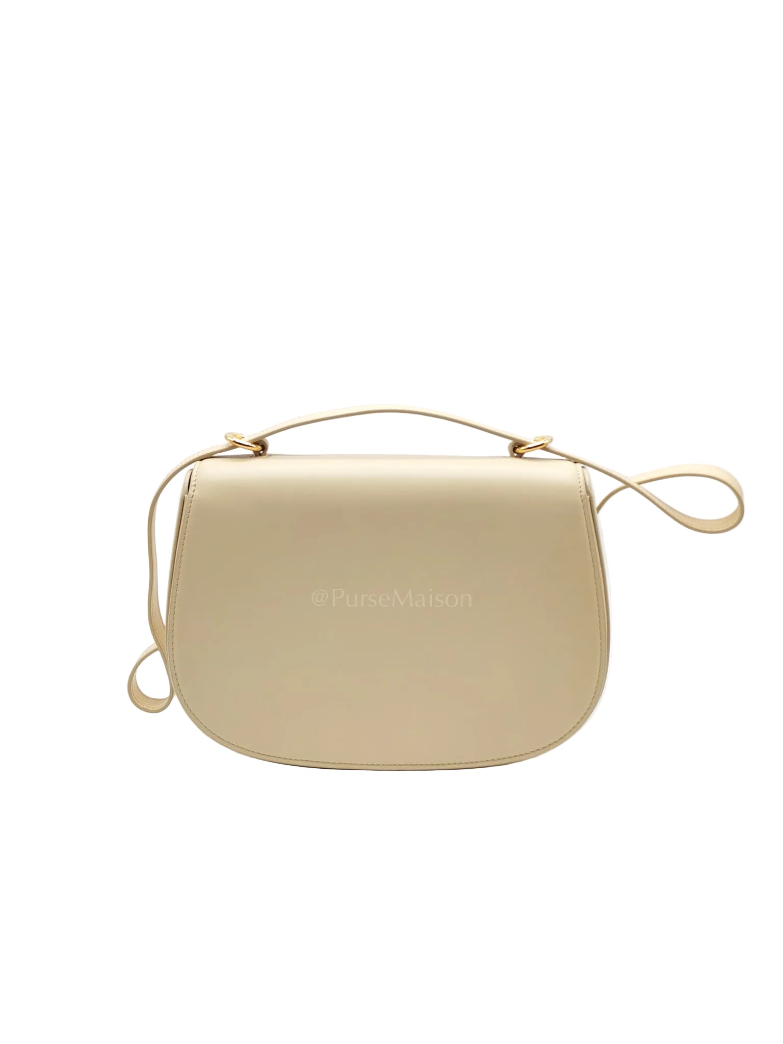 Loro Piana Bag Off White in Saddle Leather Crossbody Bag | Purse Maison Luxury Bags Shop