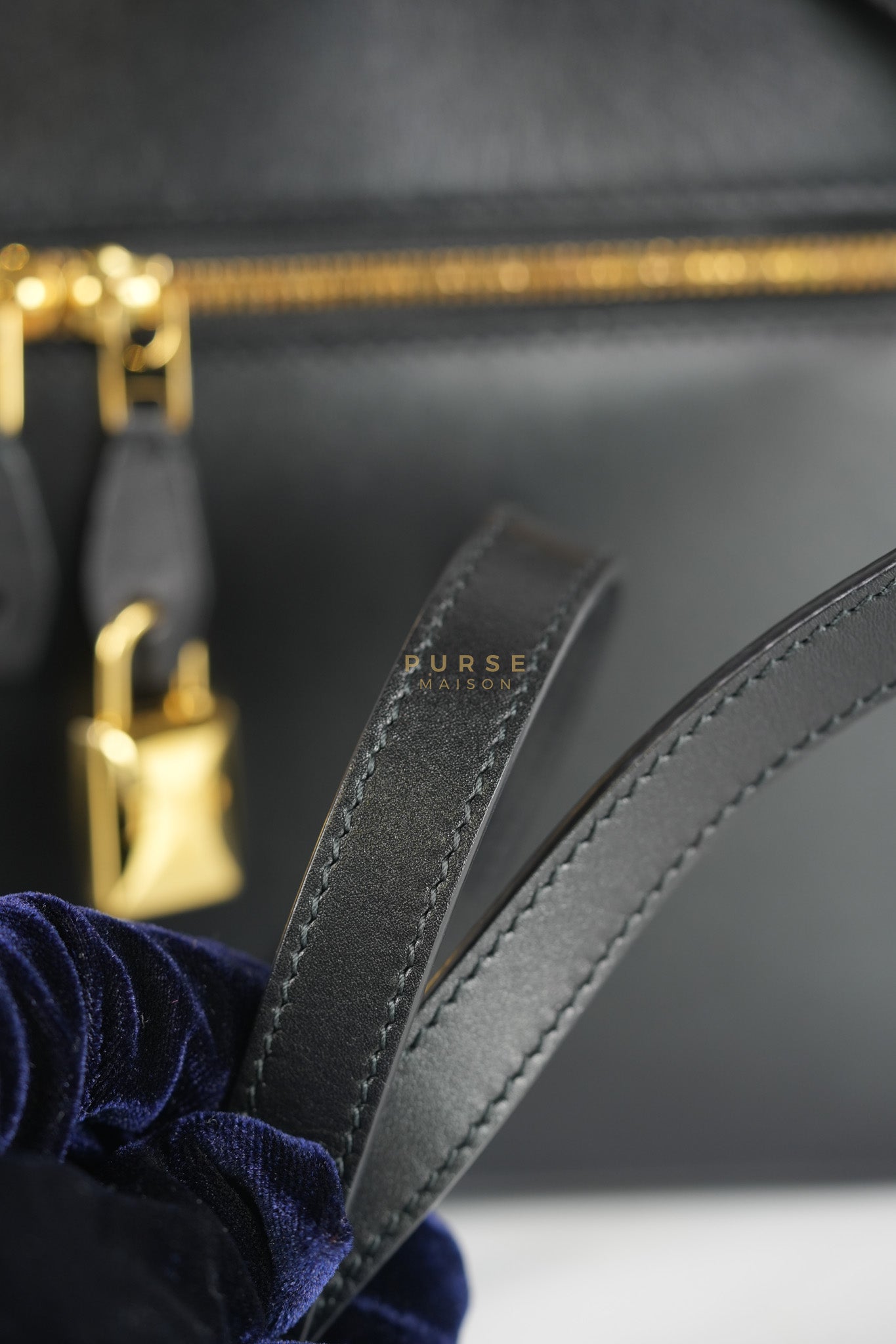 Loro Piana L27 Extra Bag in Saddle Leather and Gold Hardware | Purse Maison Luxury Bags Shop