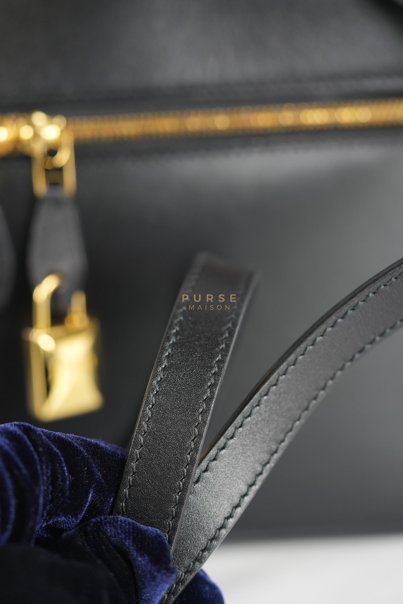 Loro Piana L27 Extra Bag in Saddle Leather and Gold Hardware | Purse Maison Luxury Bags Shop