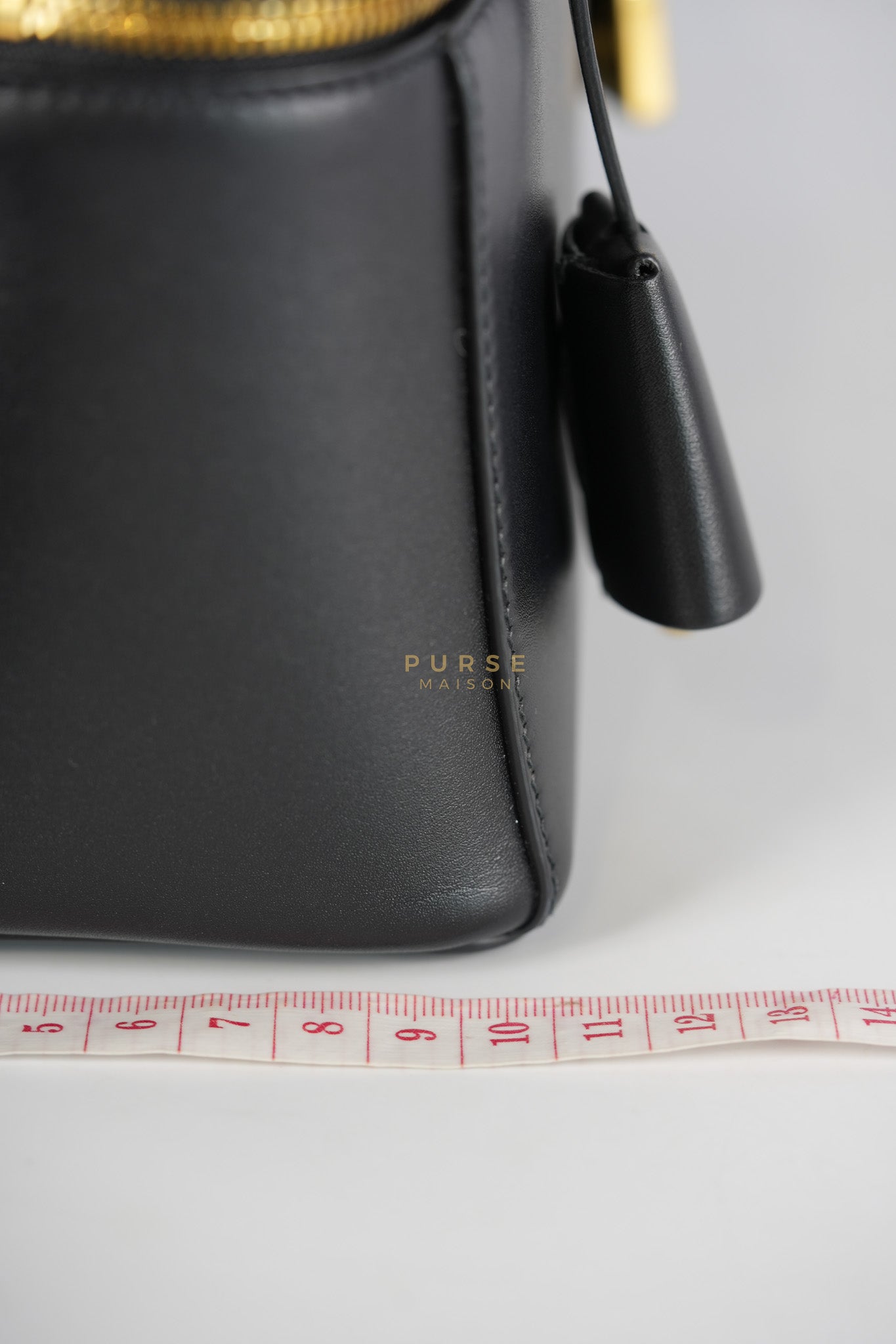 Loro Piana L27 Extra Bag in Saddle Leather and Gold Hardware | Purse Maison Luxury Bags Shop