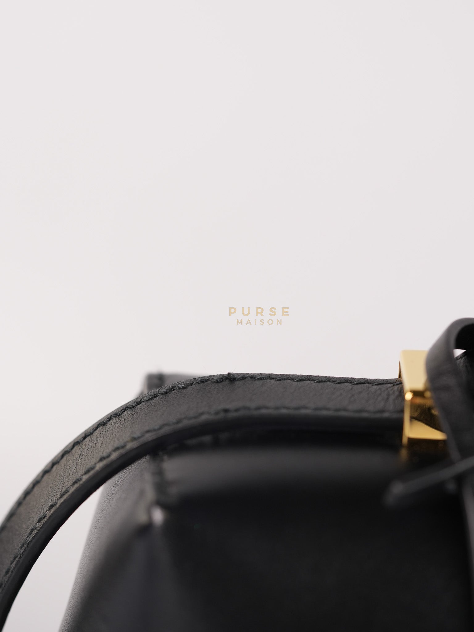 Loro Piana L27 Extra Bag in Saddle Leather and Gold Hardware | Purse Maison Luxury Bags Shop