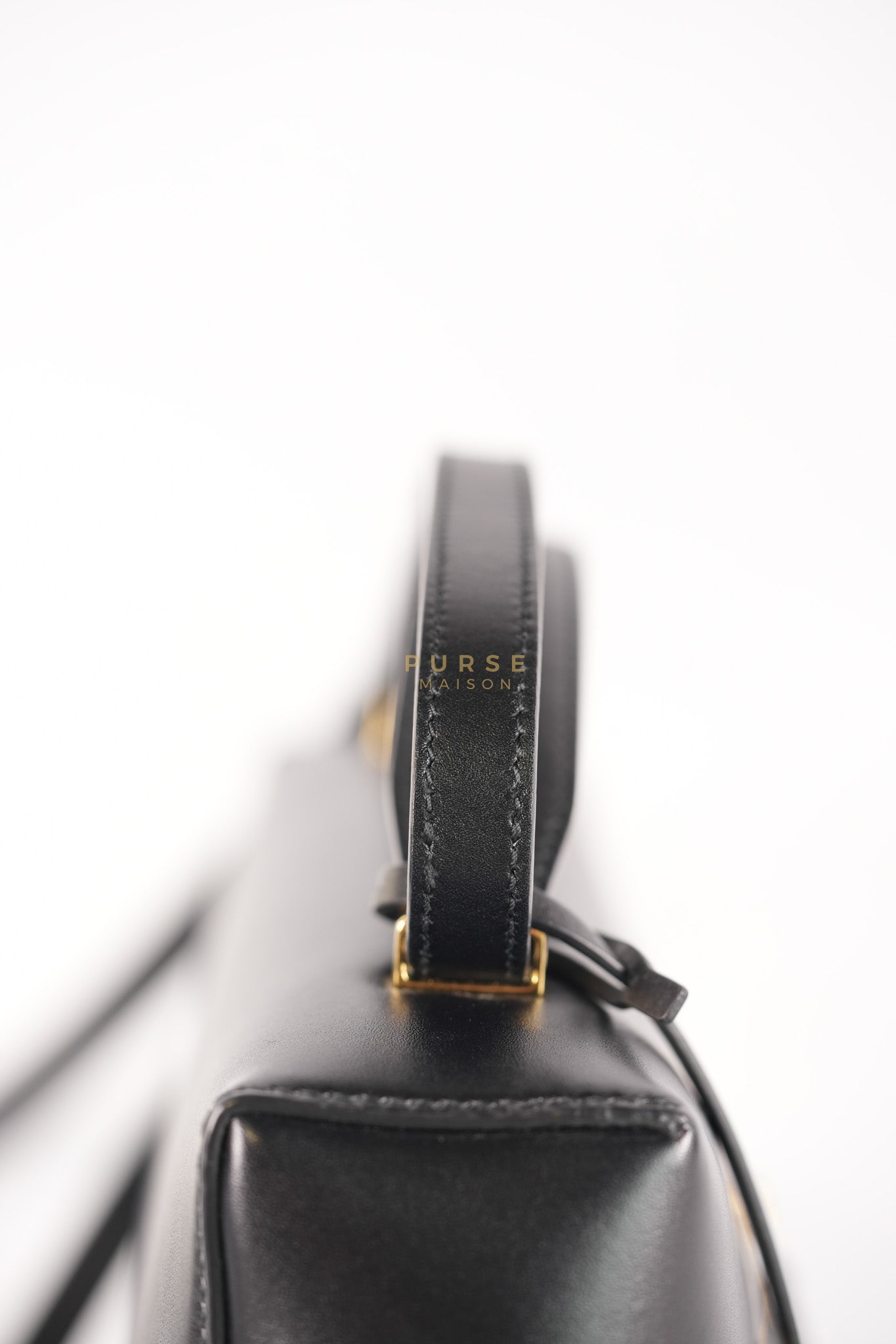 Loro Piana L27 Extra Bag in Saddle Leather and Gold Hardware | Purse Maison Luxury Bags Shop