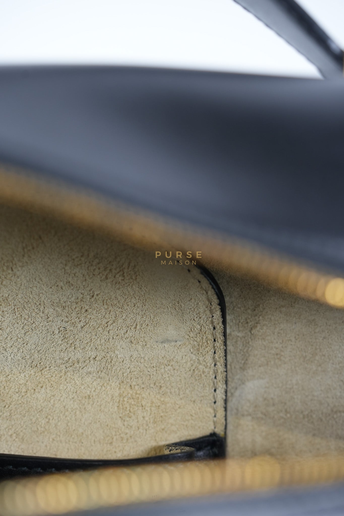 Loro Piana L27 Extra Bag in Saddle Leather and Gold Hardware | Purse Maison Luxury Bags Shop