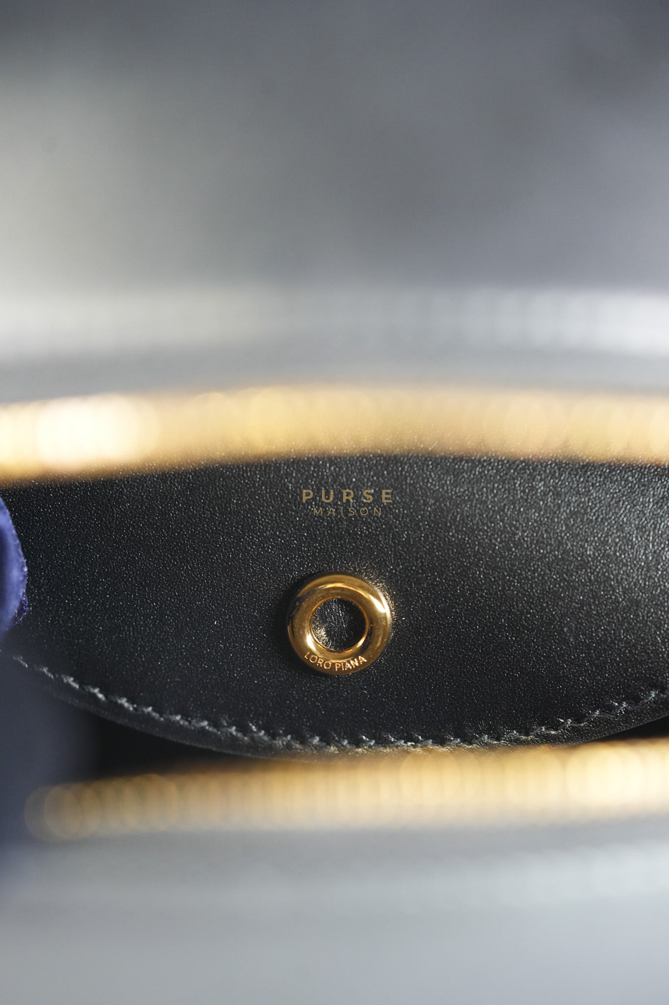 Loro Piana L27 Extra Bag in Saddle Leather and Gold Hardware | Purse Maison Luxury Bags Shop