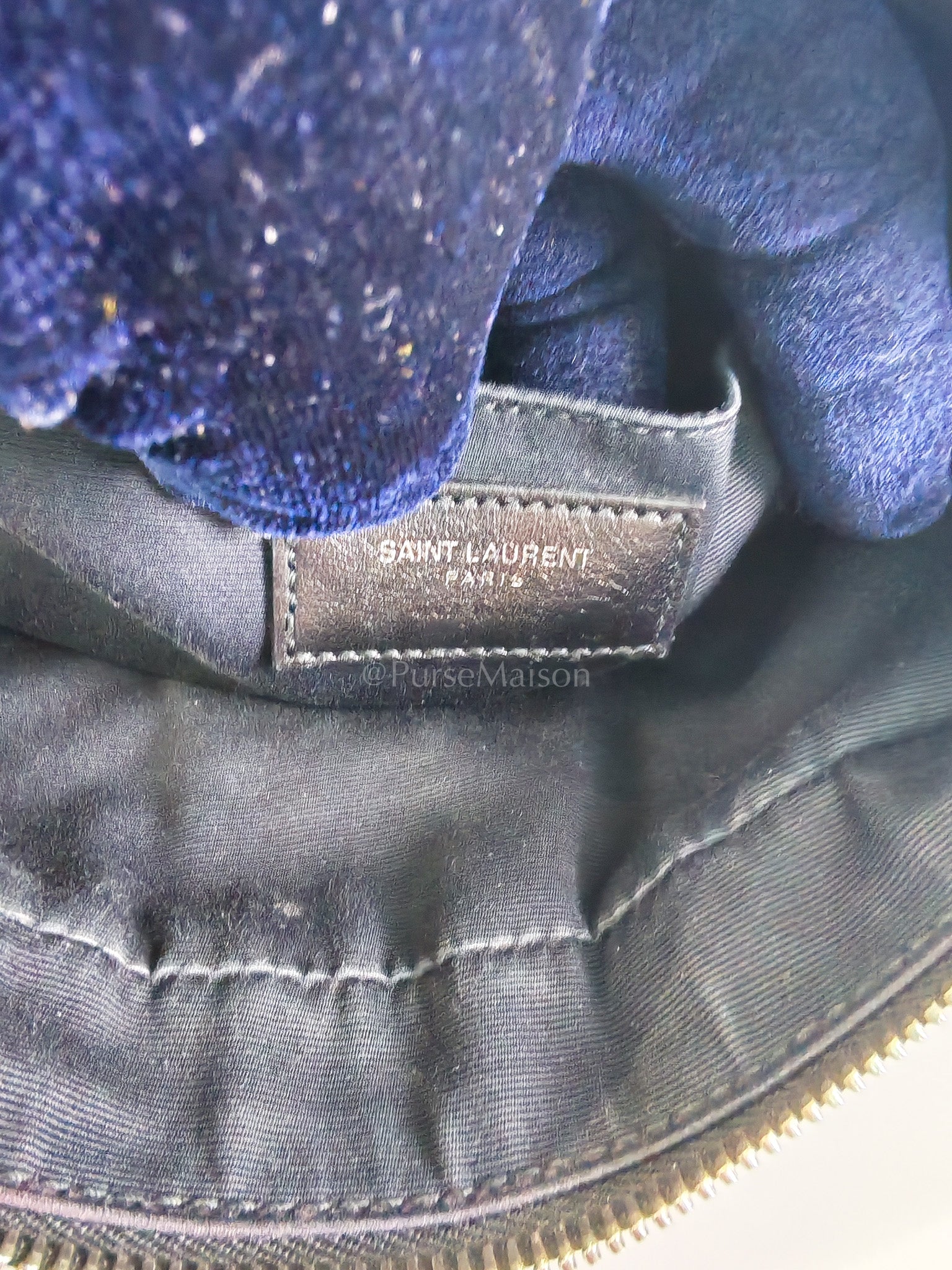 Lou Camera Bag in Black Chevron Quilted Leather & Silver Hardware | Purse Maison Luxury Bags Shop