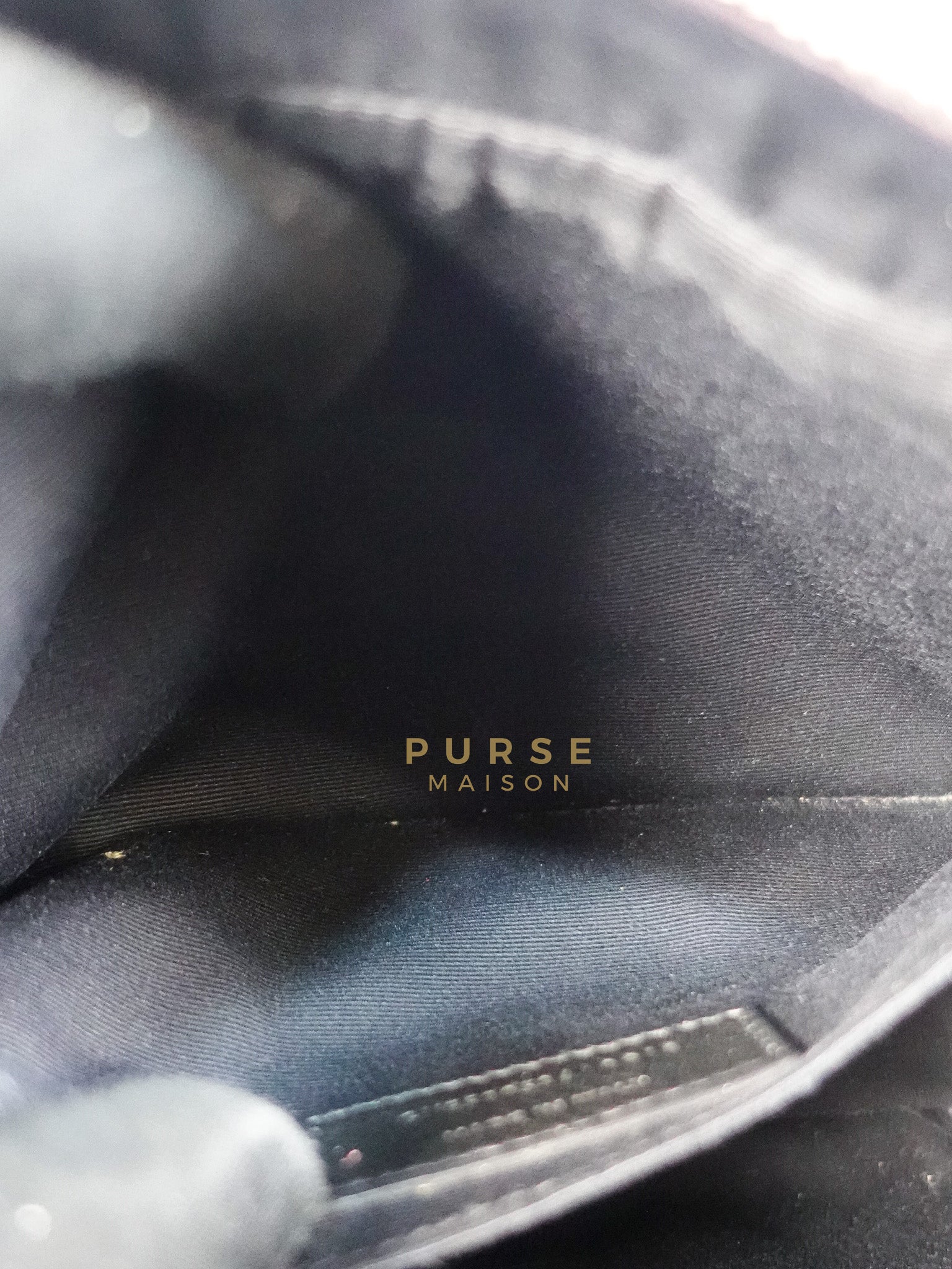 Lou Camera Bag in Navy Blue Calfskin Leather & Gold Hardware | Purse Maison Luxury Bags Shop