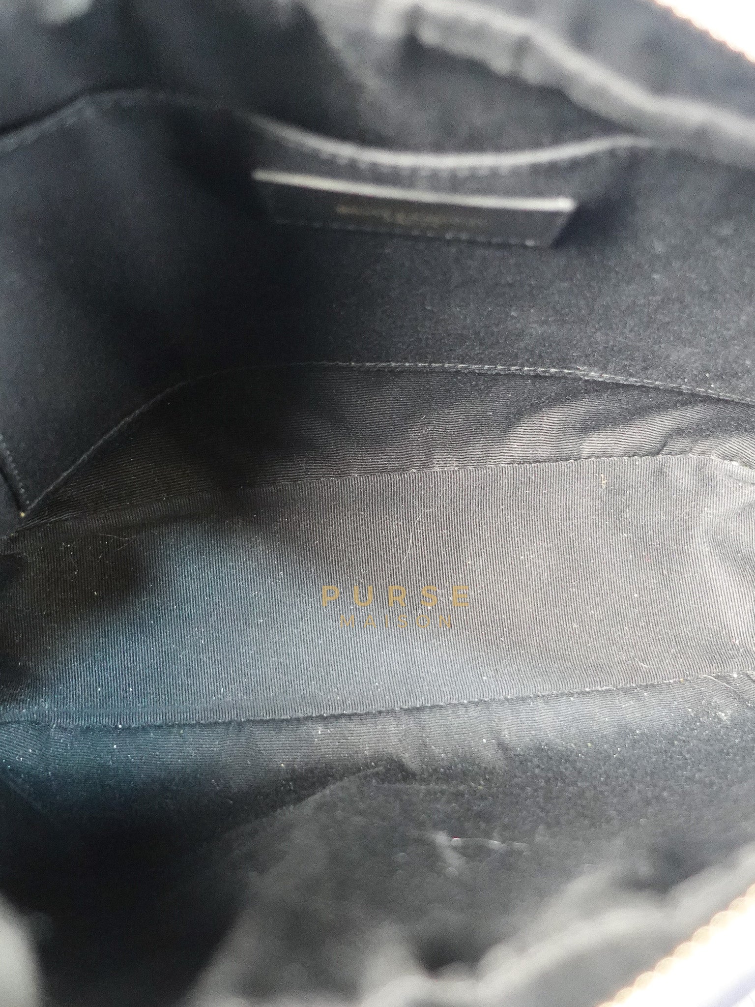 Lou Camera Bag in Navy Blue Calfskin Leather & Gold Hardware | Purse Maison Luxury Bags Shop