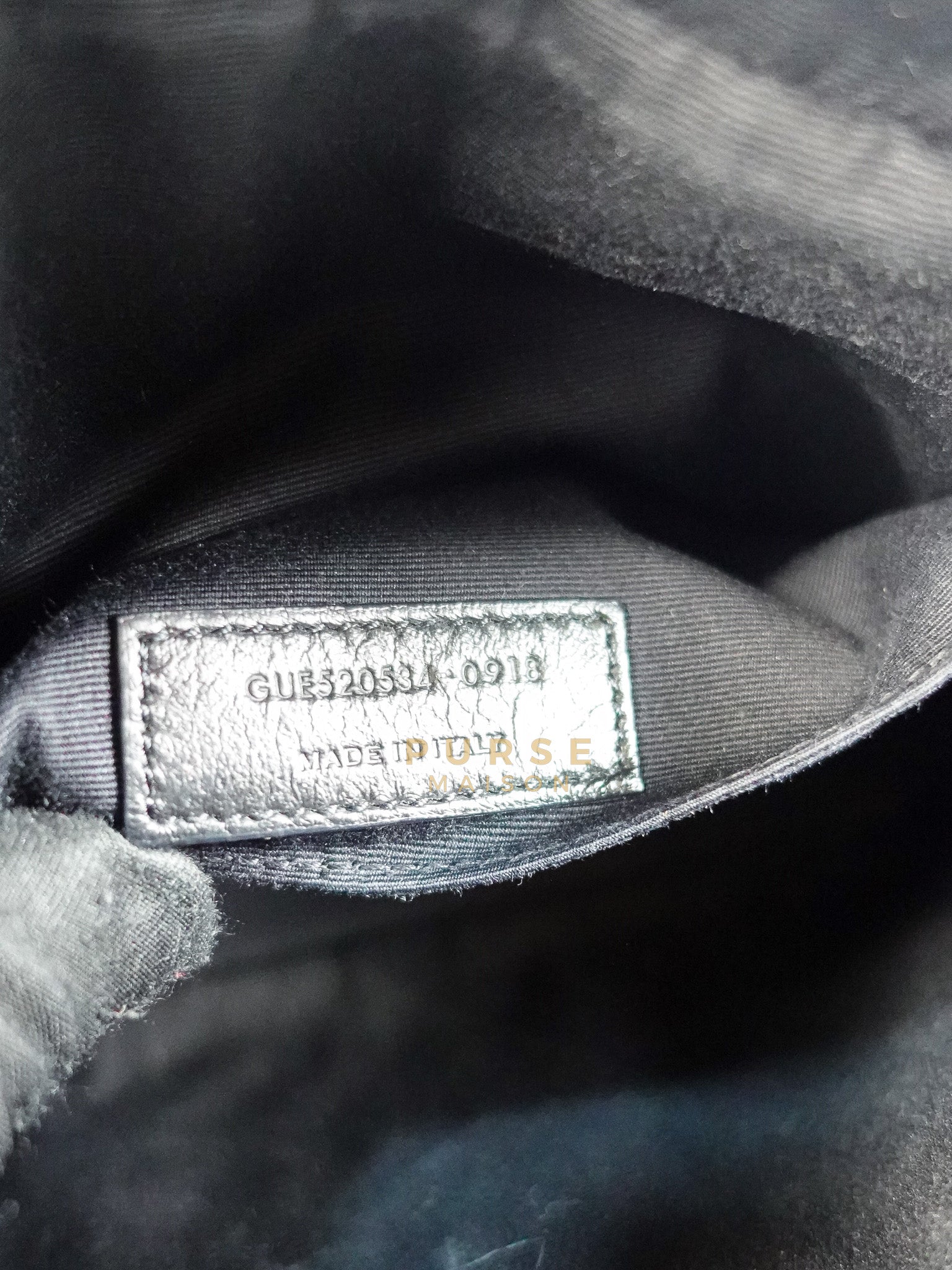 Lou Camera Bag in Navy Blue Calfskin Leather & Gold Hardware | Purse Maison Luxury Bags Shop