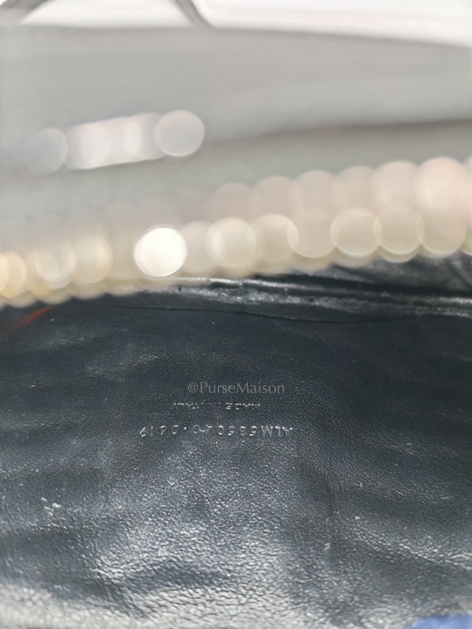 Lou Camera Bag Mini in Black Chevron Quilted Shiny Grained Calfskin Leather and Gold Hardware | Purse Maison Luxury Bags Shop