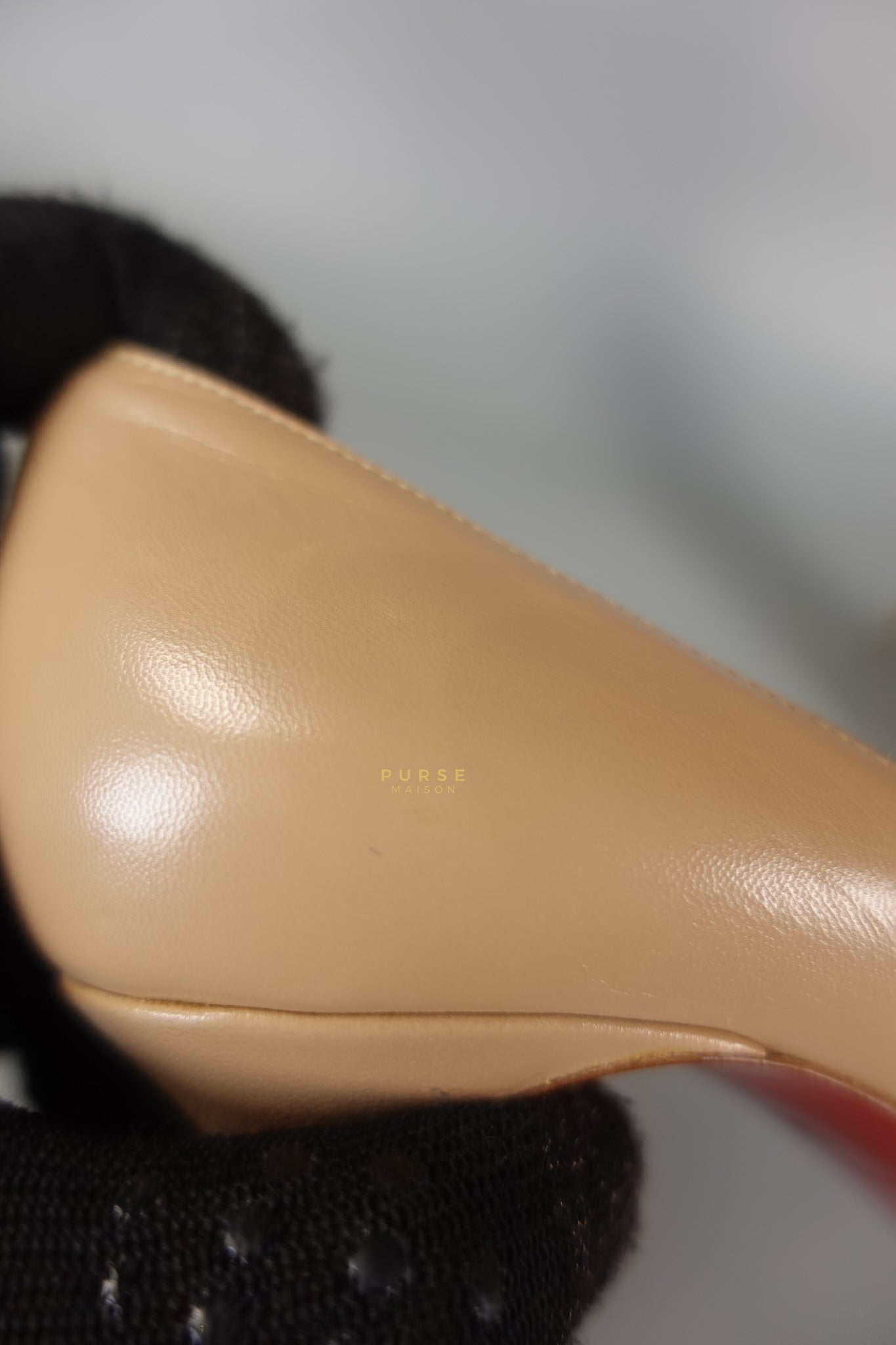 Louboutin So Kate Beige Leather Heels (Size 35.5EU 22.5cm) | Purse Maison Luxury Bags Shop