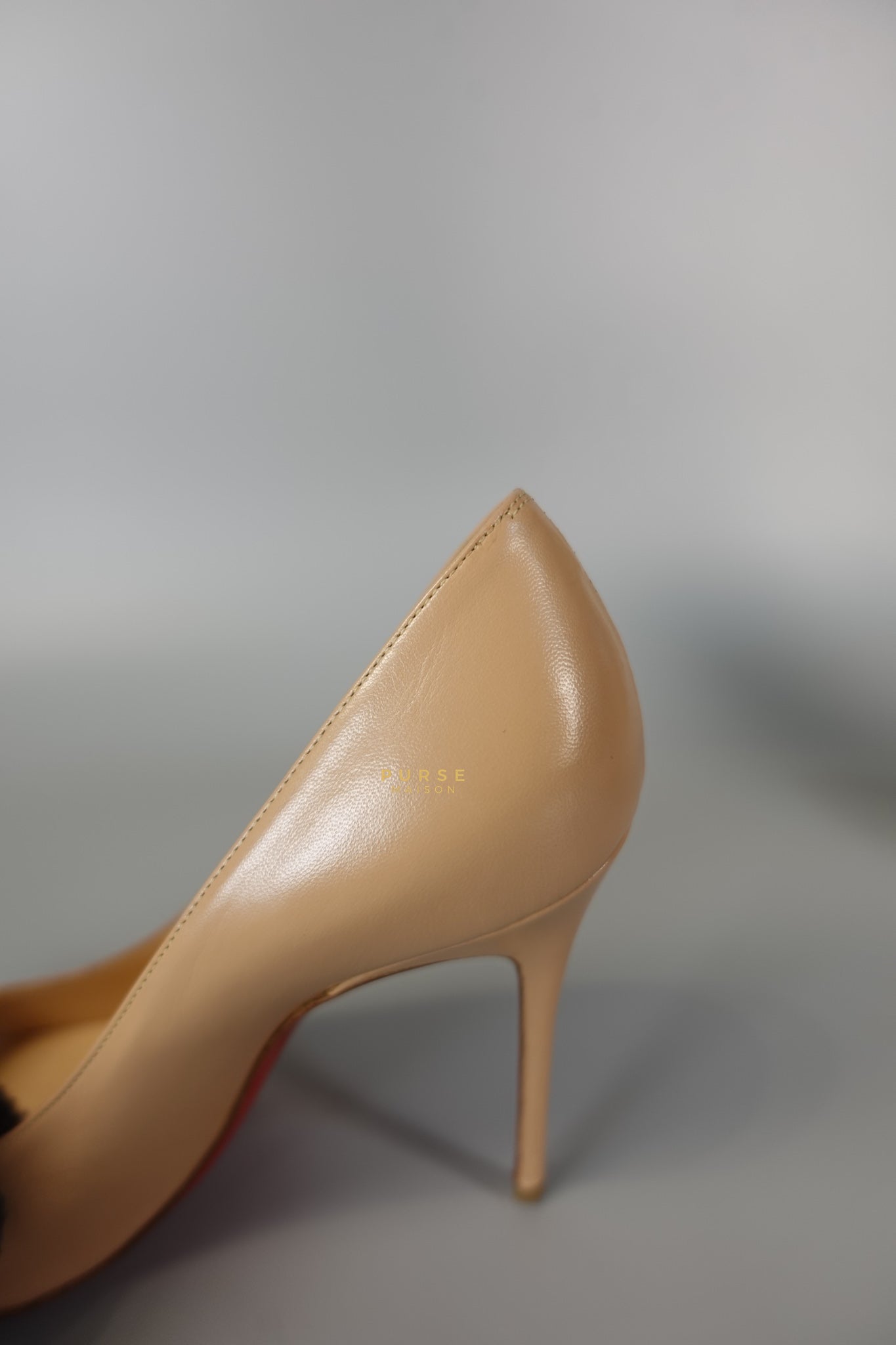 Louboutin So Kate Beige Leather Heels (Size 35.5EU 22.5cm) | Purse Maison Luxury Bags Shop