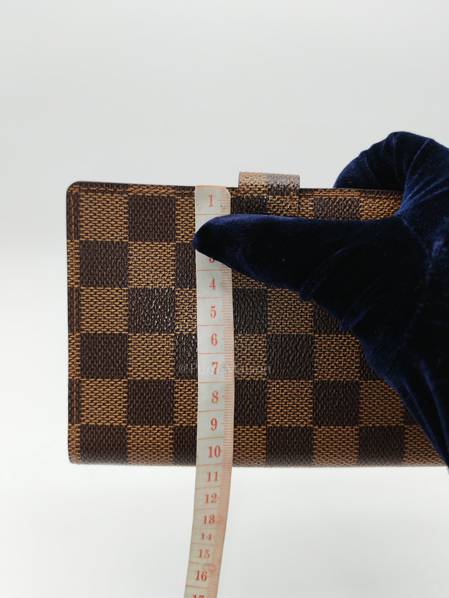 Agenda Planner Cover in Damier Ebene Canvas (Datecode: CA0073) | Purse Maison Luxury Bags Shop