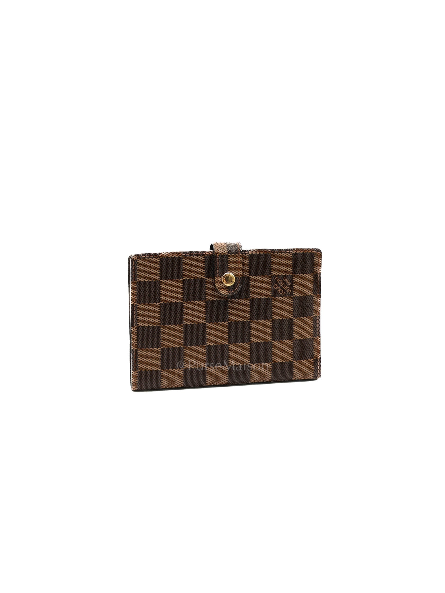 Agenda Planner Cover in Damier Ebene Canvas (Datecode: CA0073) | Purse Maison Luxury Bags Shop
