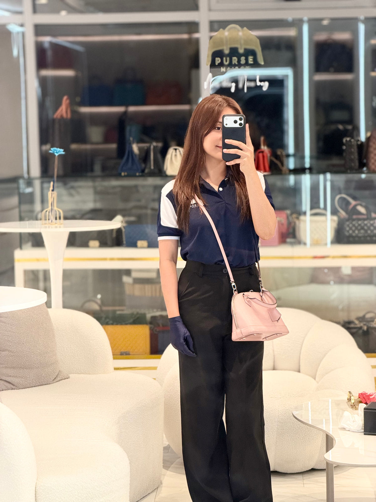Louis Vuitton Alma BB Handbag in Rose Ballerine Epi Leather and Silver Hardware (Datecode: SN3240) | Purse Maison Luxury Bags Shop