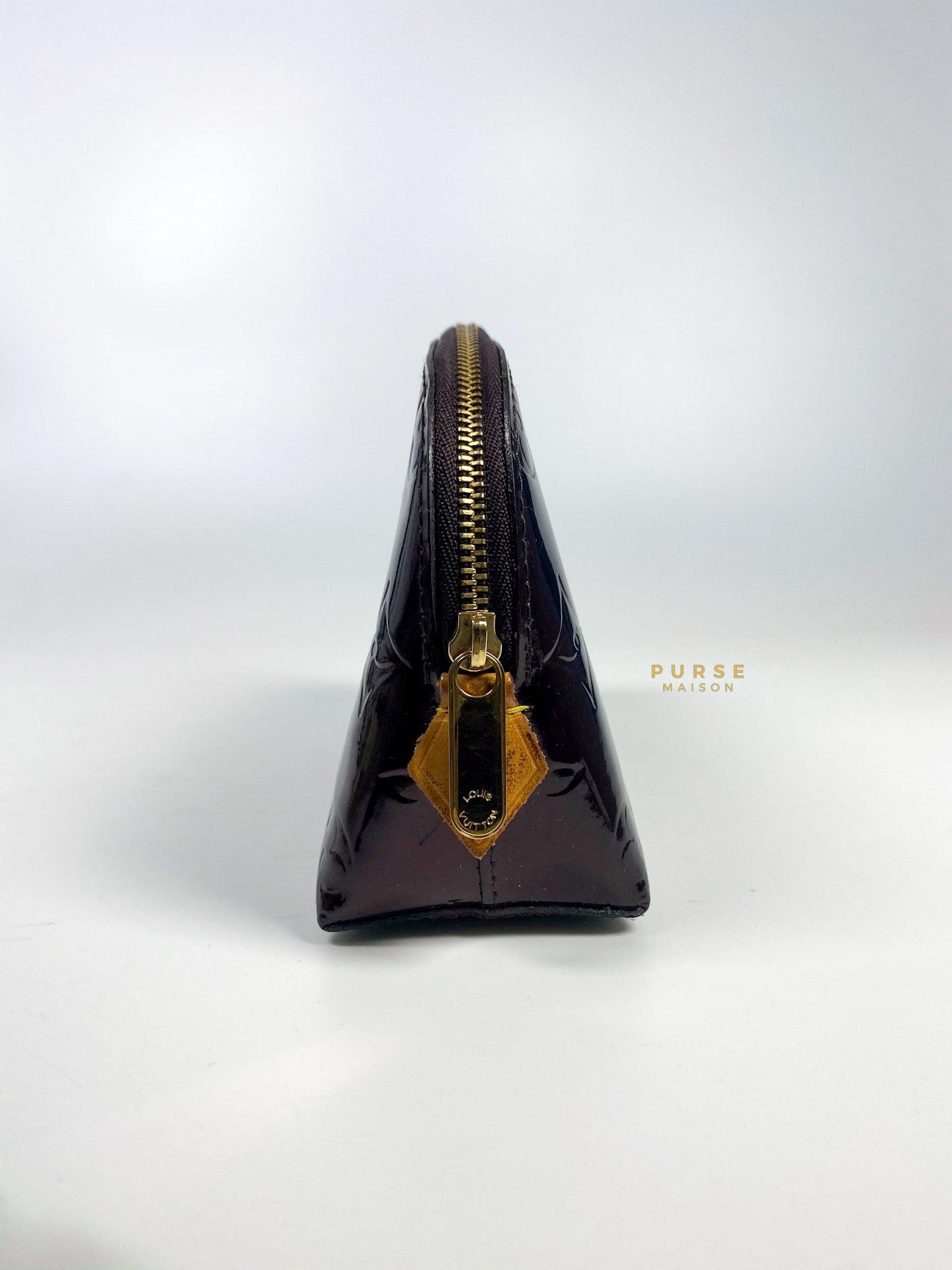 Louis Vuitton Amarante Cosmetic Pouch PM (Date Code: CA1141)