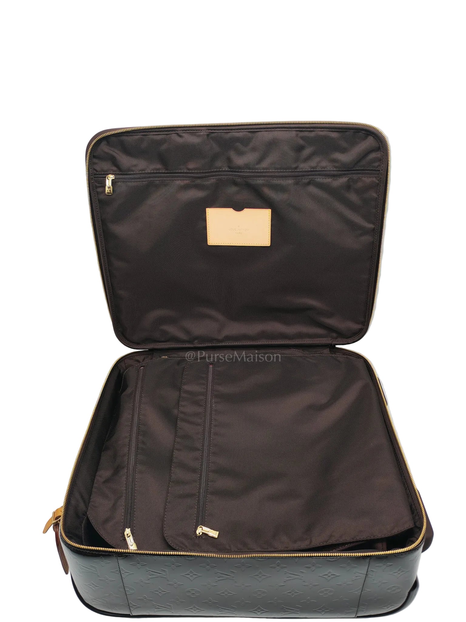 Amarante Monogram Vernis Pegase 45 Burgundy Patent Luggage (Date Code: MB4151) | Purse Maison Luxury Bags Shop