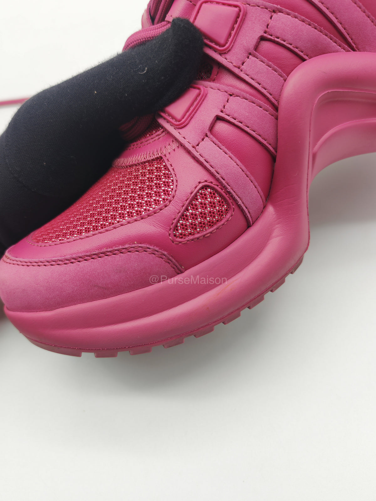 Louis Vuitton Archlight Sneaker in Rose Pop Size 37 EU (22.8 cm) | Purse Maison Luxury Bags Shop