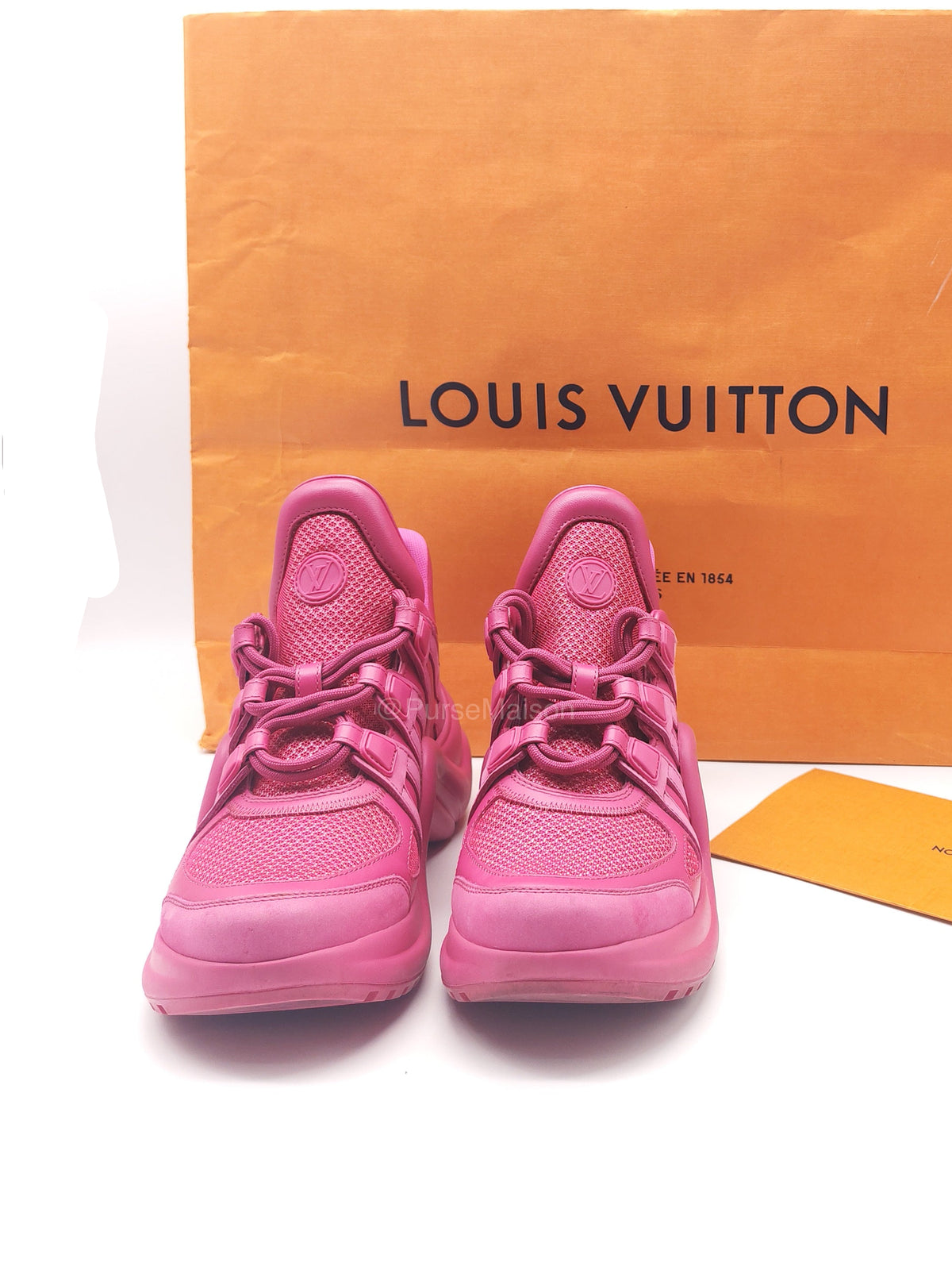 Louis Vuitton Archlight Sneaker in Rose Pop Size 37 EU (22.8 cm) | Purse Maison Luxury Bags Shop