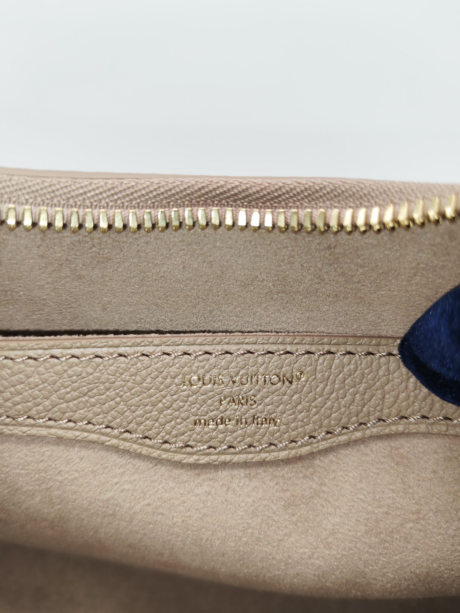 Louis Vuitton Bagatelle NM Monogram Empreinte Bicolor Two Way Bag Microchip | Purse Maison Luxury Bags Shop