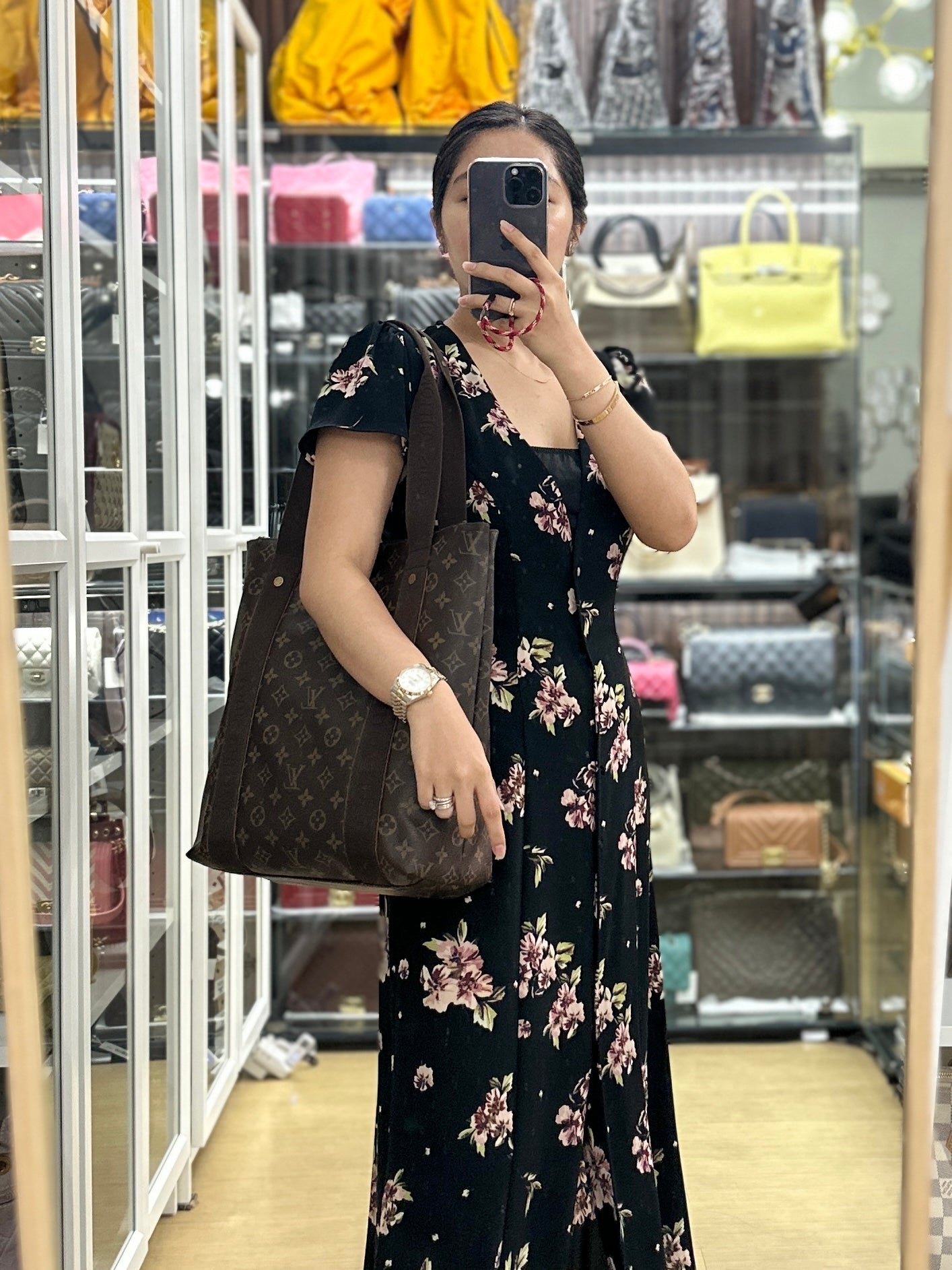 Louis Vuitton Beauborg Long Tote Bag in Monogram Canvas (Date code: CA4089) | Purse Maison Luxury Bags Shop