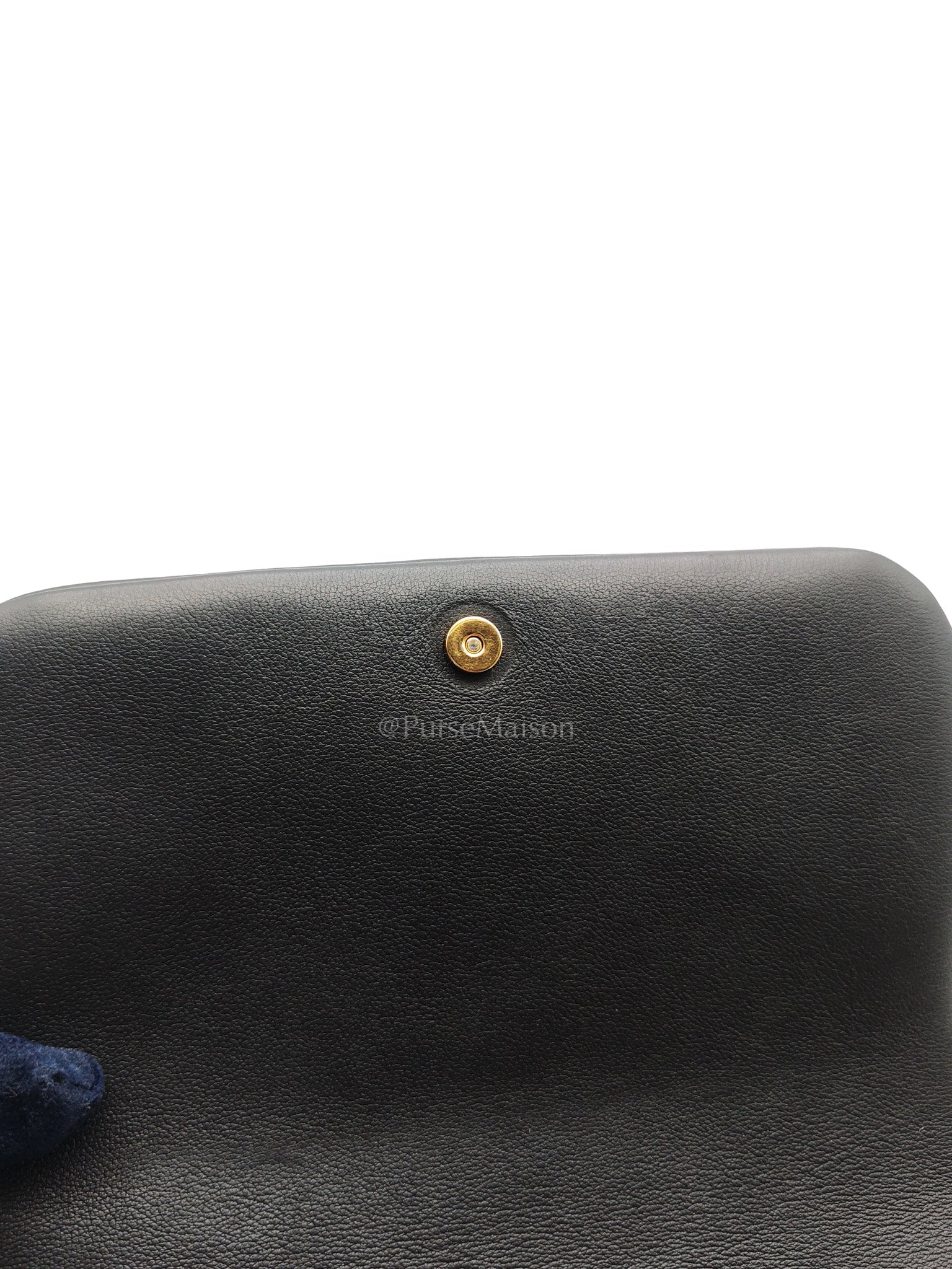 Louis Vuitton Bubblegram Wallet on Strap in Black Quilted Calfskin Leather and Gold Hardware Microchip | Purse Maison Luxury Bags Shop