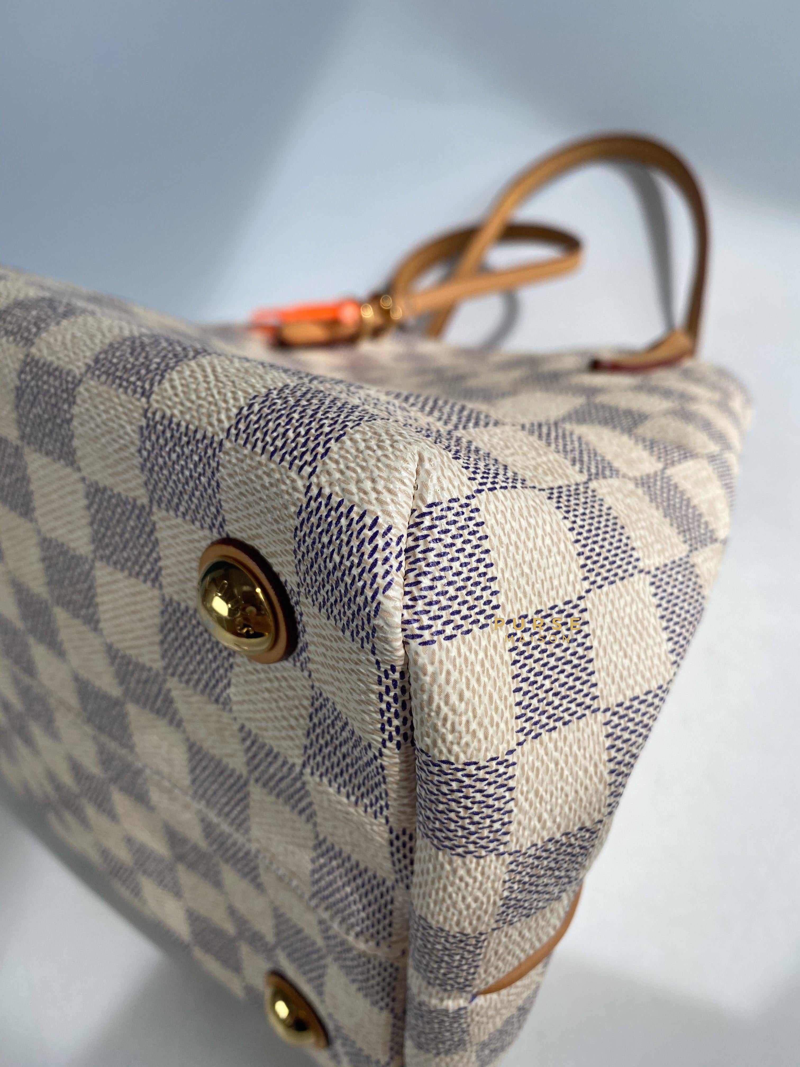 Louis Vuitton Cabas Adventure PM in Damier Azure Canvas (Date code: DU1194) | Purse Maison Luxury Bags Shop