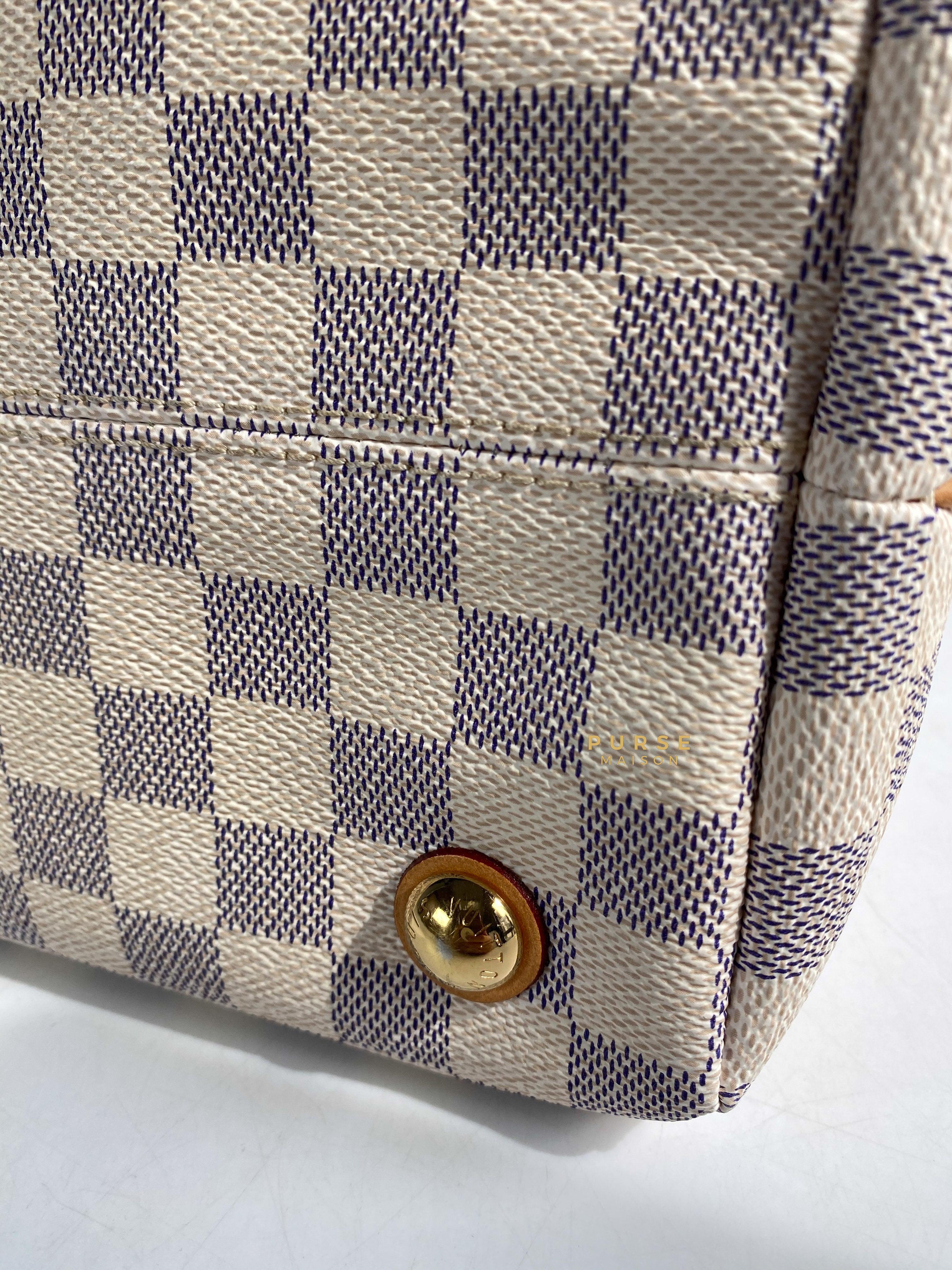 Louis Vuitton Cabas Adventure PM in Damier Azure Canvas (Date code: DU1194) | Purse Maison Luxury Bags Shop