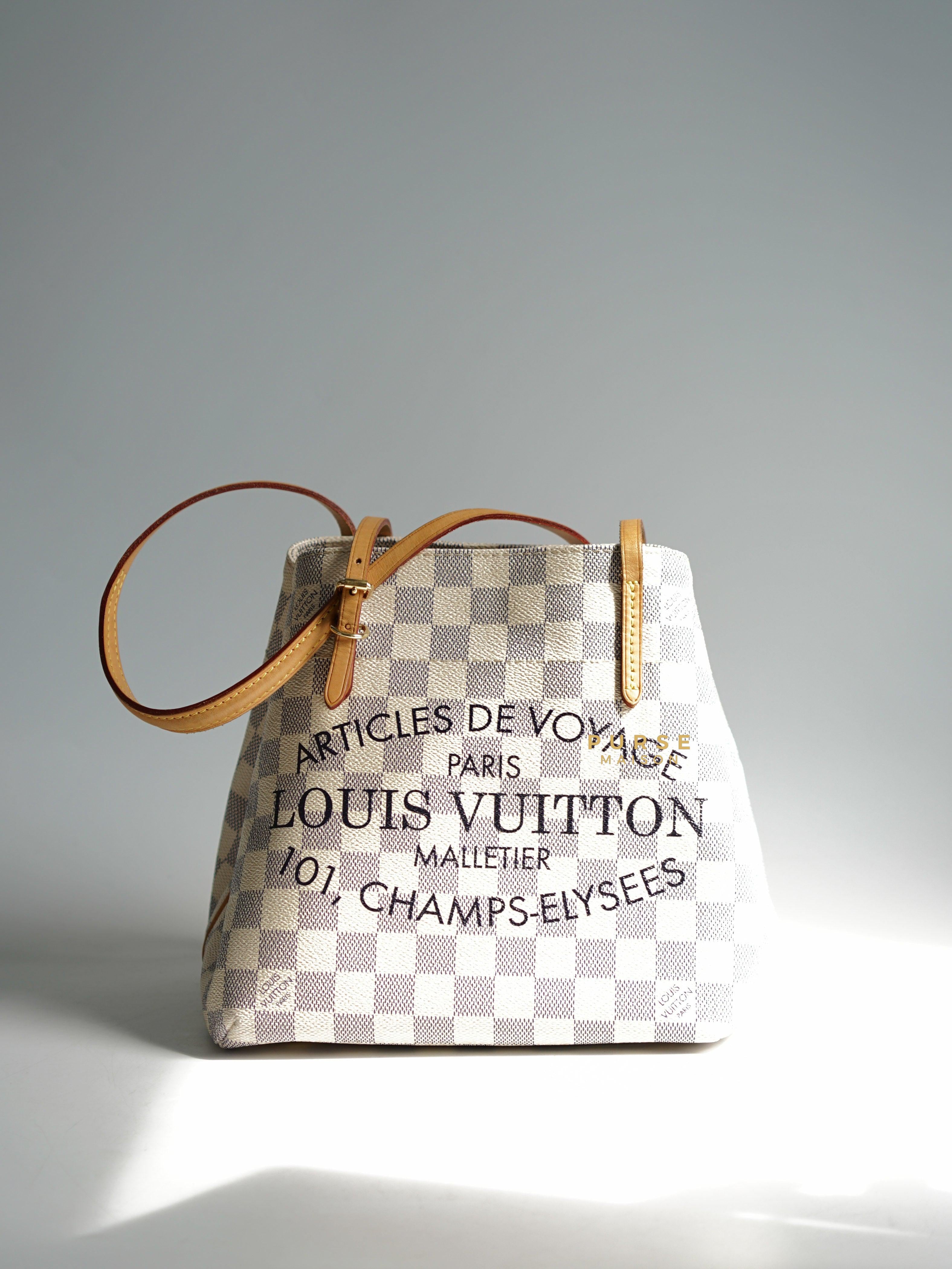 Louis Vuitton Cabas Adventure PM in Damier Azure Canvas (Date code: DU1194) | Purse Maison Luxury Bags Shop