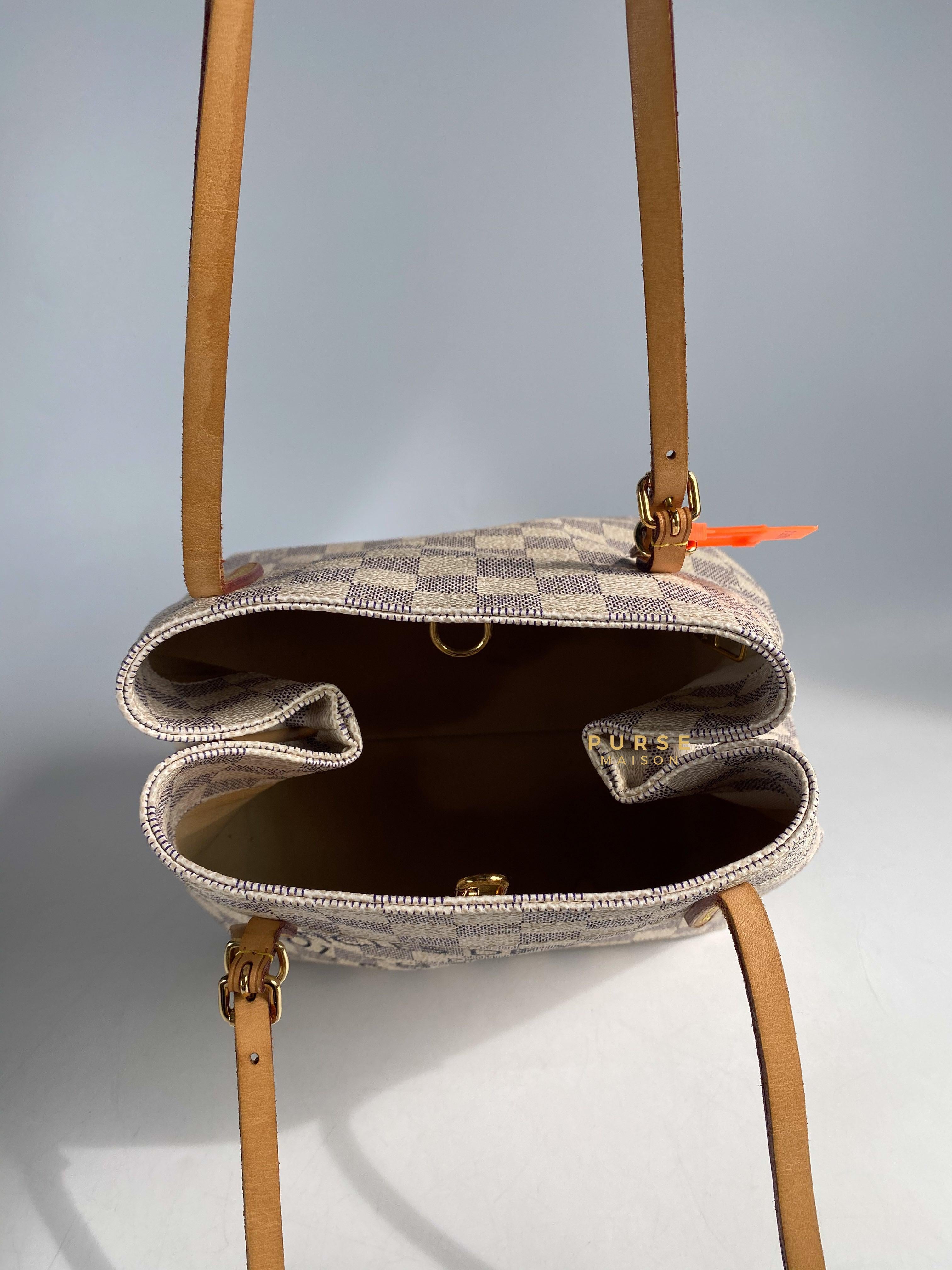 Louis Vuitton Cabas Adventure PM in Damier Azure Canvas (Date code: DU1194) | Purse Maison Luxury Bags Shop