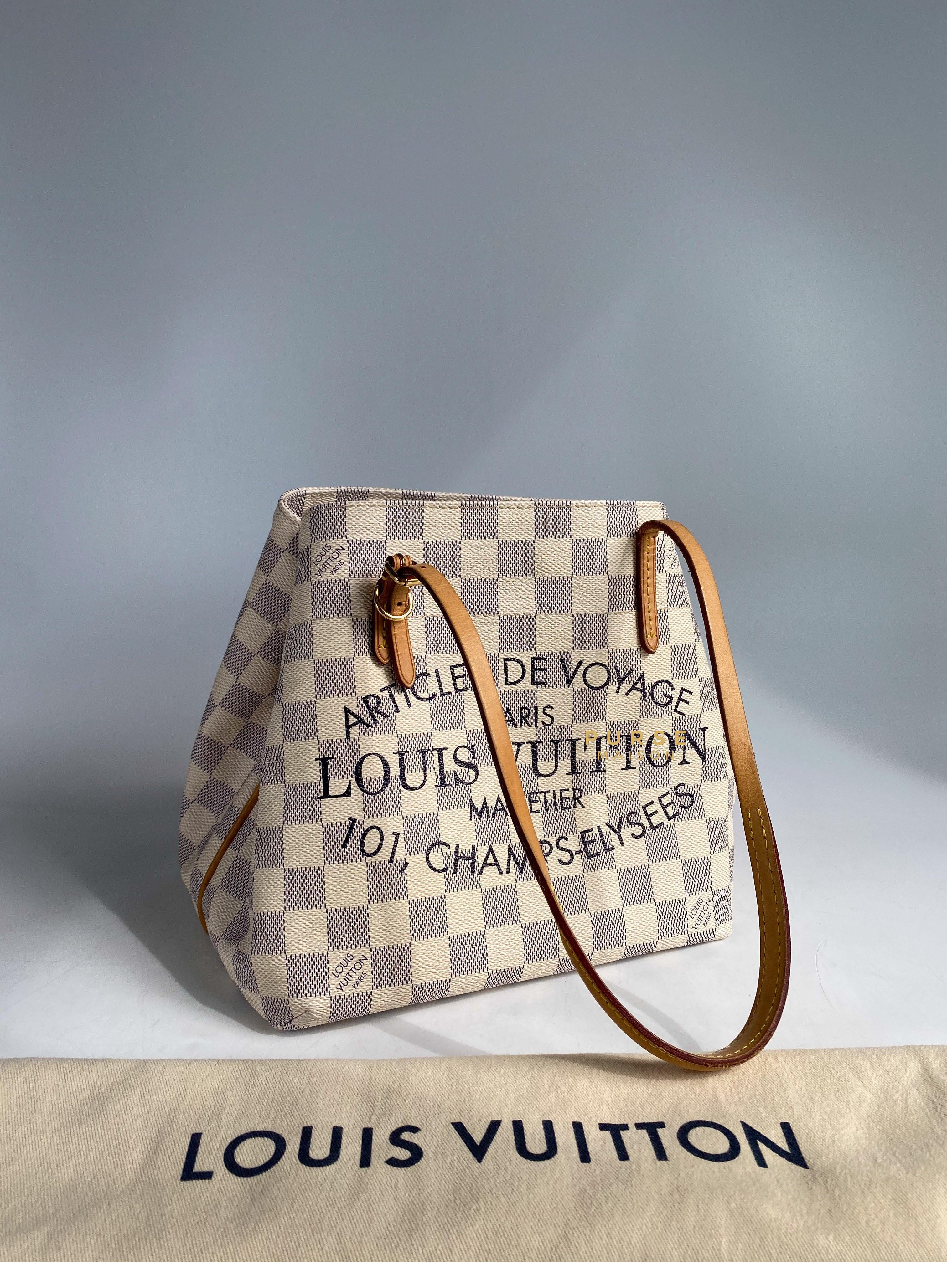 Louis Vuitton Cabas Adventure PM in Damier Azure Canvas (Date code: DU1194) | Purse Maison Luxury Bags Shop
