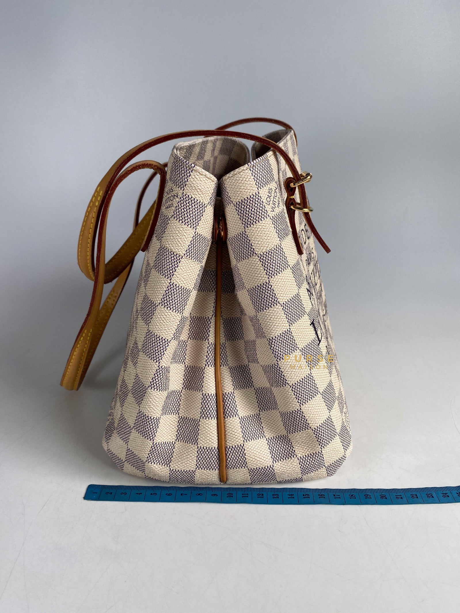 Louis Vuitton Cabas Adventure PM in Damier Azure Canvas (Date code: DU1194) | Purse Maison Luxury Bags Shop