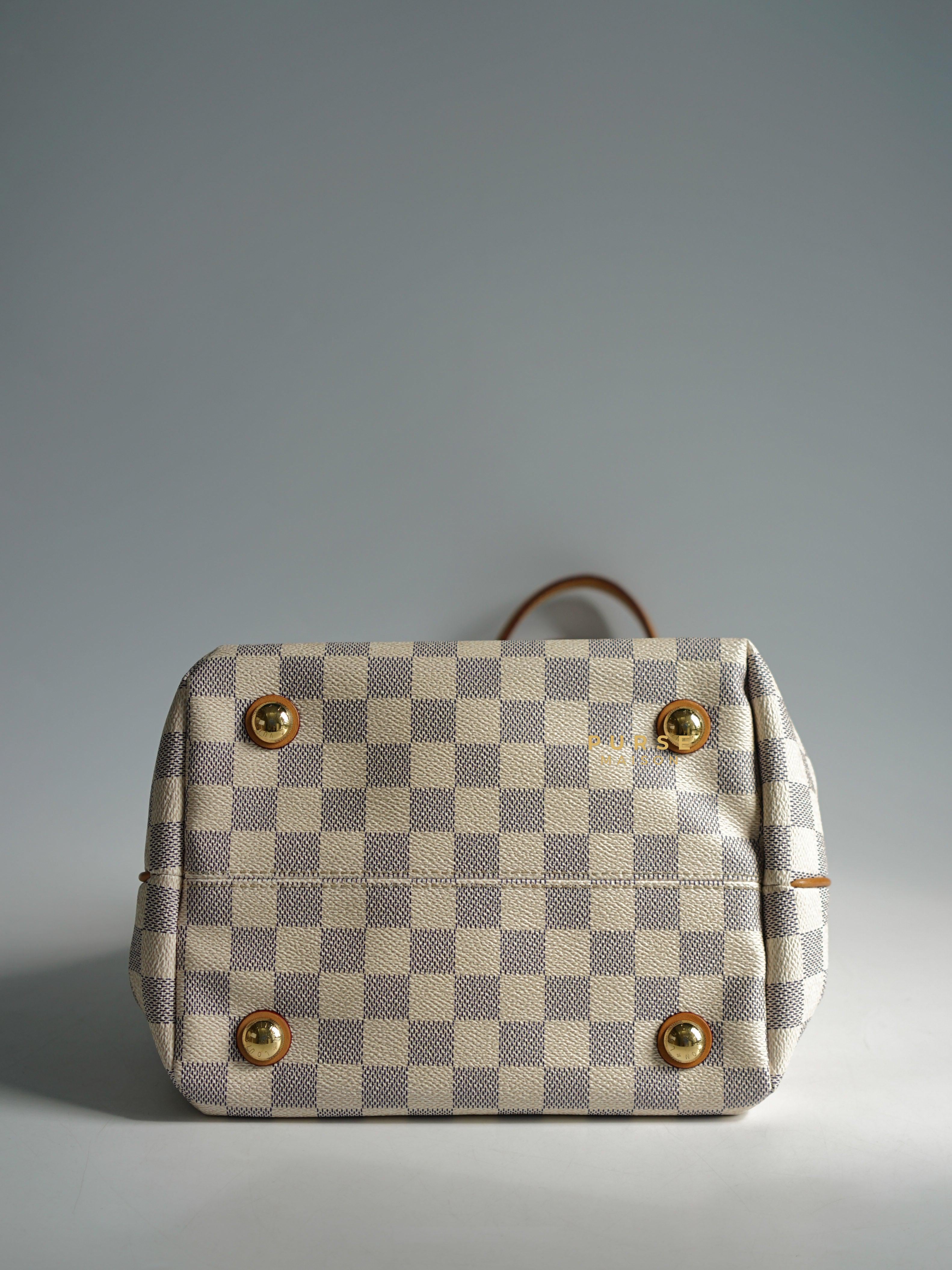 Louis Vuitton Cabas Adventure PM in Damier Azure Canvas (Date code: DU1194) | Purse Maison Luxury Bags Shop
