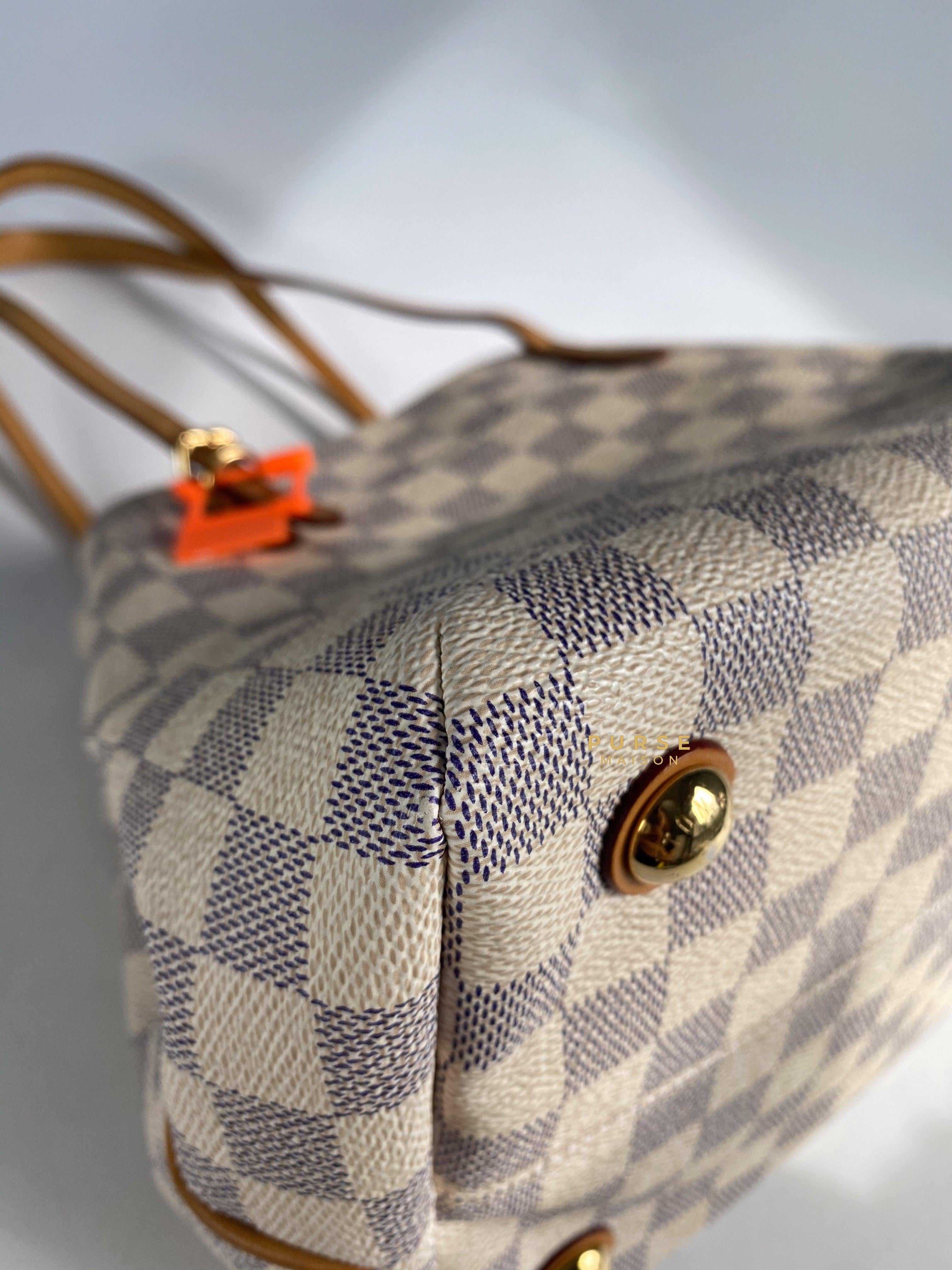 Louis Vuitton Cabas Adventure PM in Damier Azure Canvas (Date code: DU1194) | Purse Maison Luxury Bags Shop