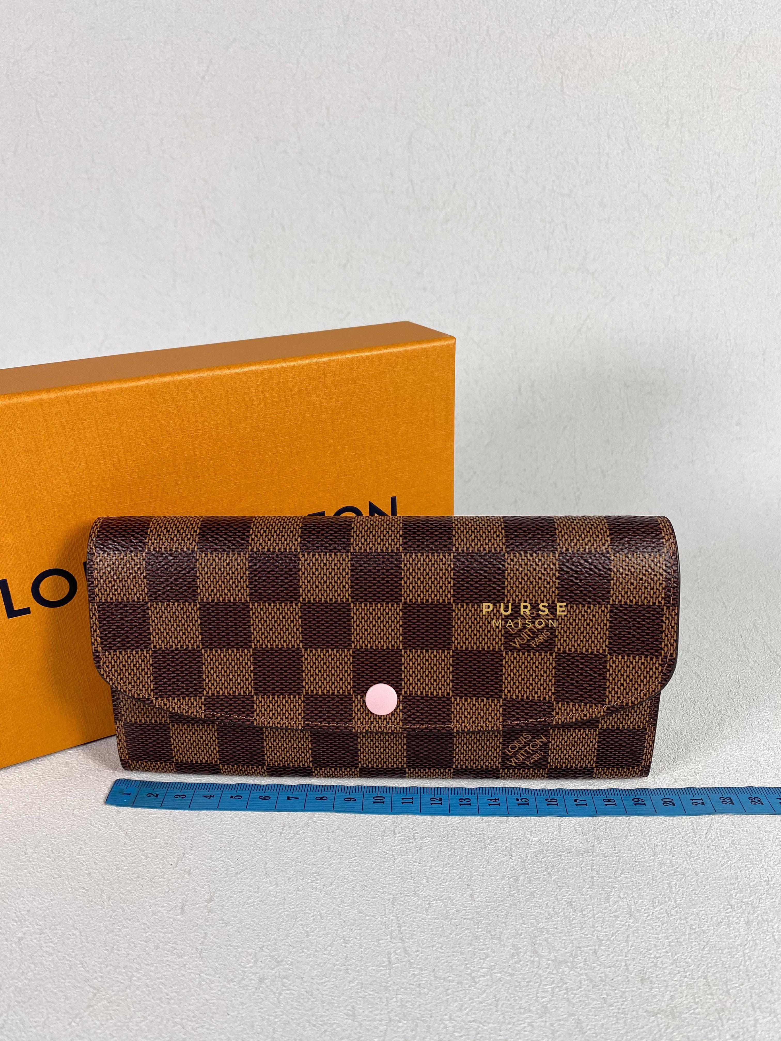 Louis Vuitton Emilie Wallet in Monogram Canvas and Rose Ballerine (Microchip) | Purse Maison Luxury Bags Shop