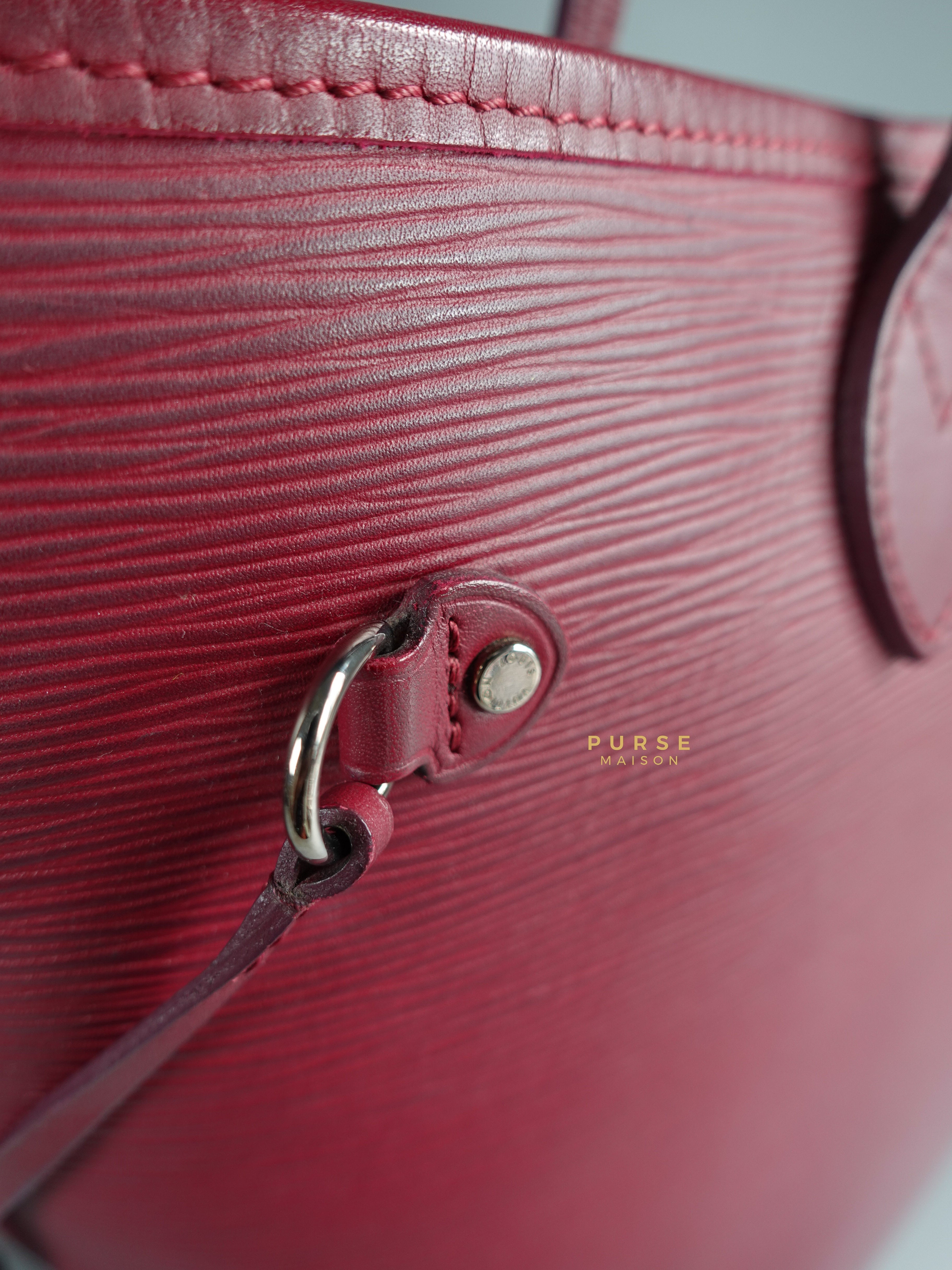 Louis Vuitton Epi Leather Neverfull Bag in Fuchsia (Date Code: FL2133) | Purse Maison Luxury Bags Shop