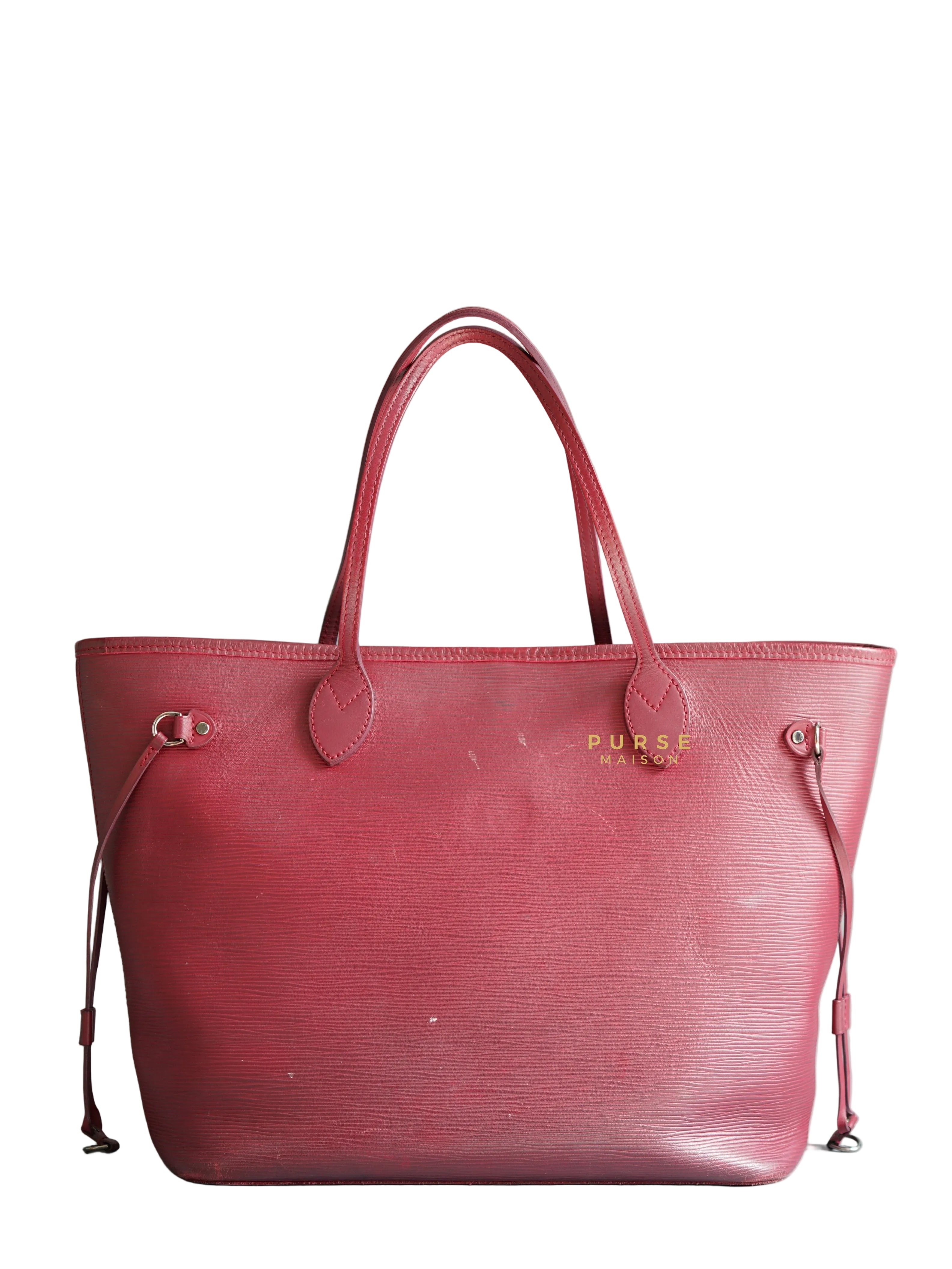 Louis Vuitton Epi Leather Neverfull Bag in Fuchsia (Date Code: FL2133) | Purse Maison Luxury Bags Shop