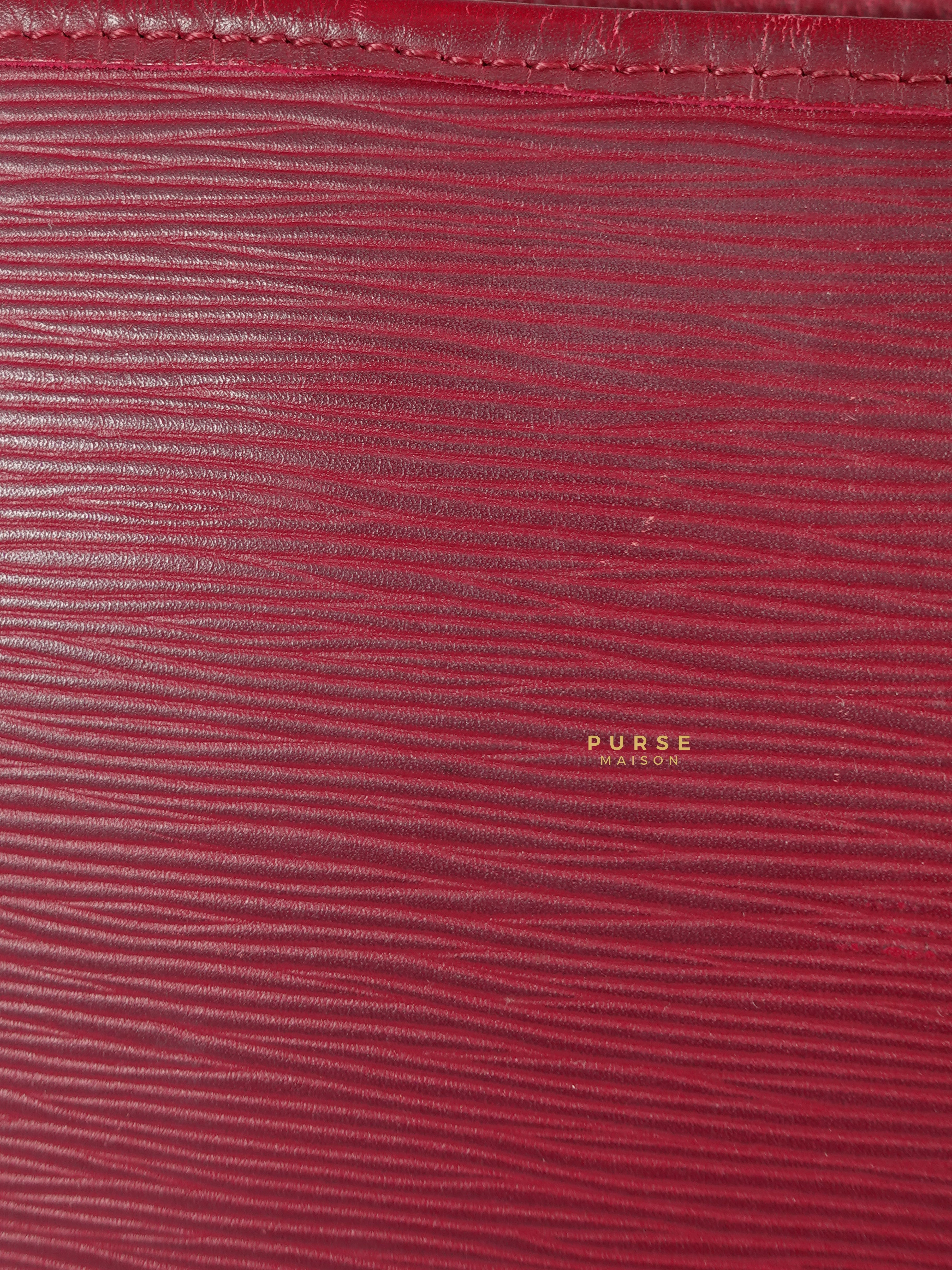 Louis Vuitton Epi Leather Neverfull Bag in Fuchsia (Date Code: FL2133) | Purse Maison Luxury Bags Shop