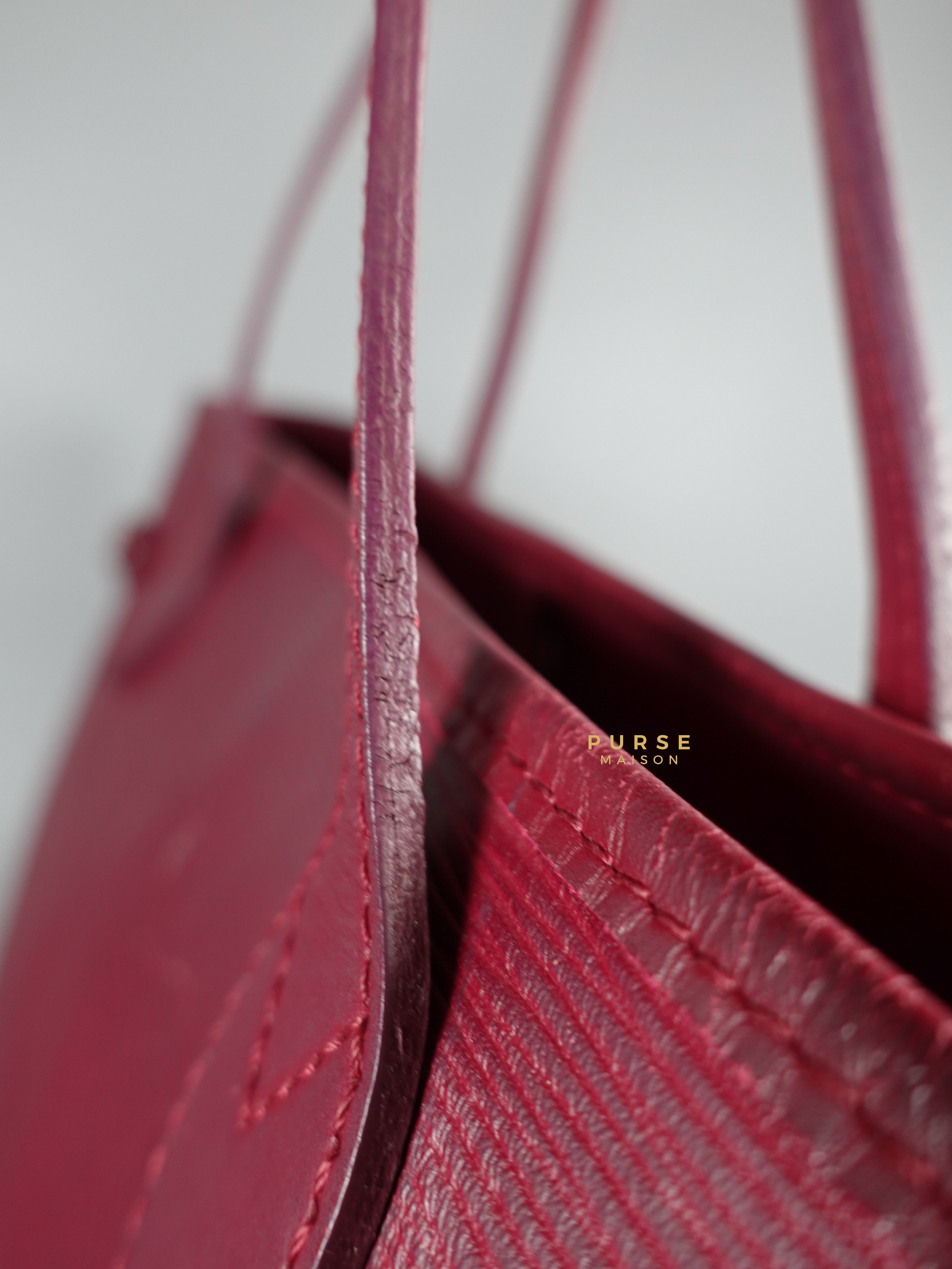 Louis Vuitton Epi Leather Neverfull Bag in Fuchsia (Date Code: FL2133) | Purse Maison Luxury Bags Shop