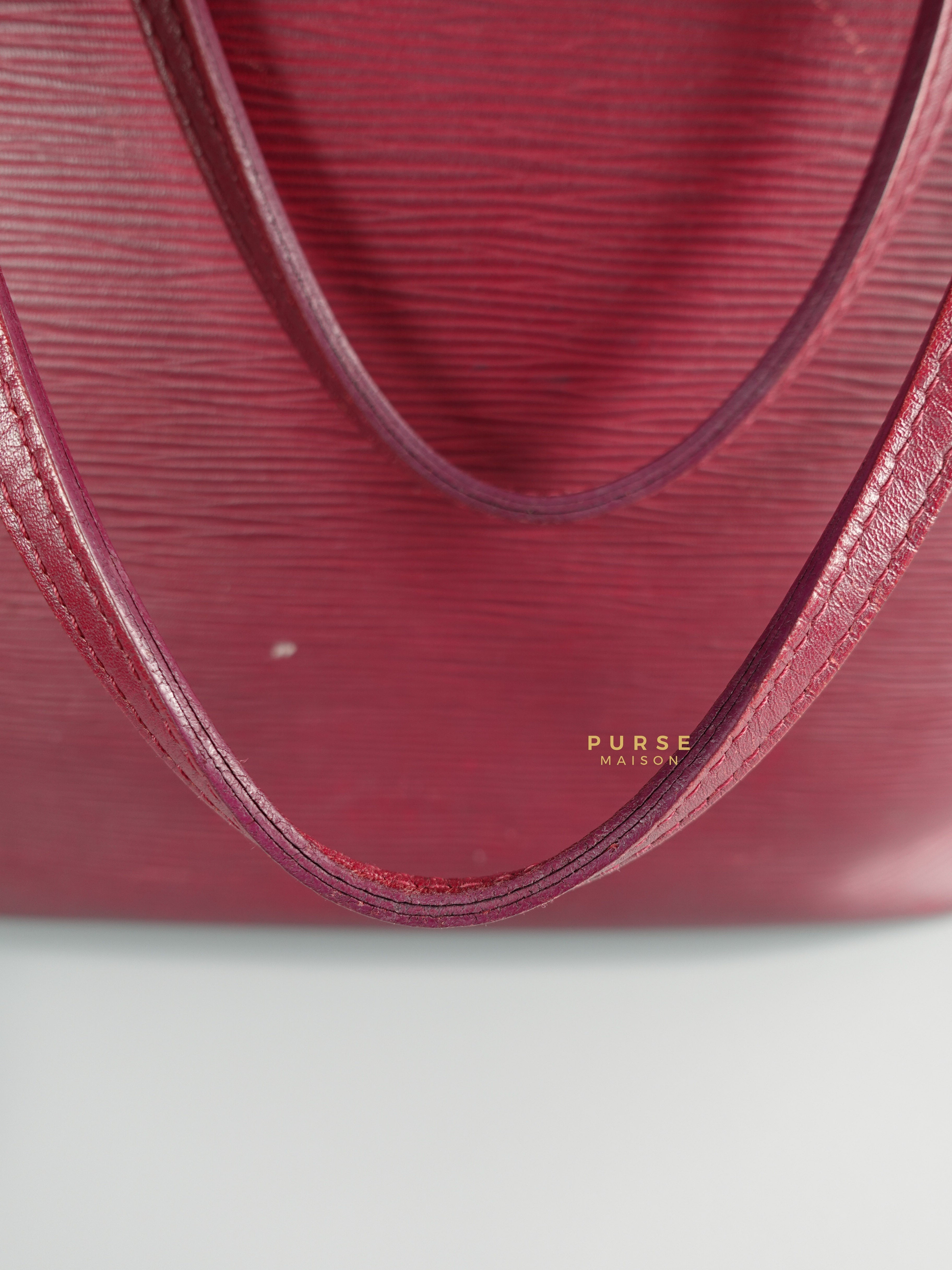 Louis Vuitton Epi Leather Neverfull Bag in Fuchsia (Date Code: FL2133) | Purse Maison Luxury Bags Shop