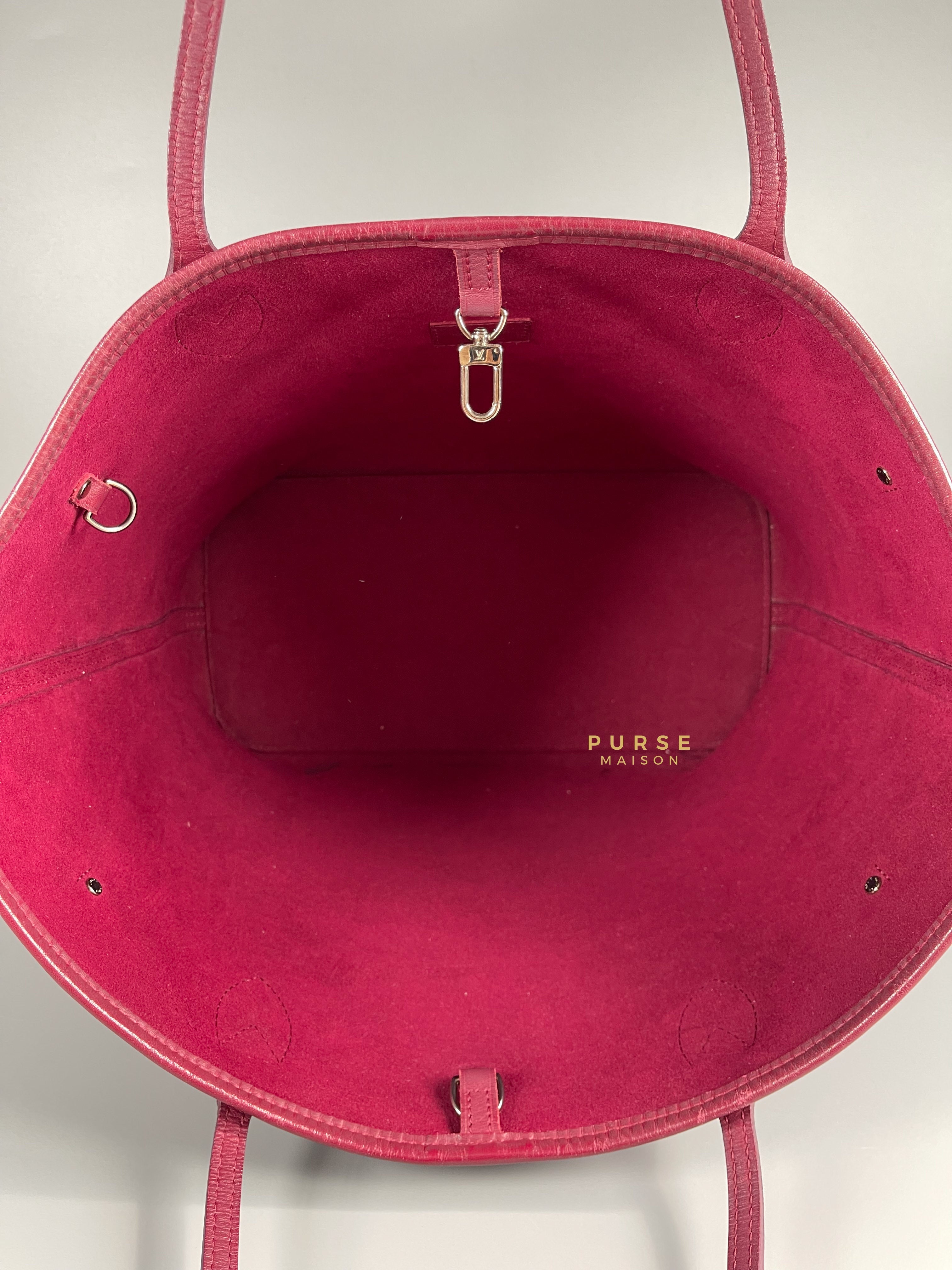 Louis Vuitton Epi Leather Neverfull Bag in Fuchsia (Date Code: FL2133) | Purse Maison Luxury Bags Shop