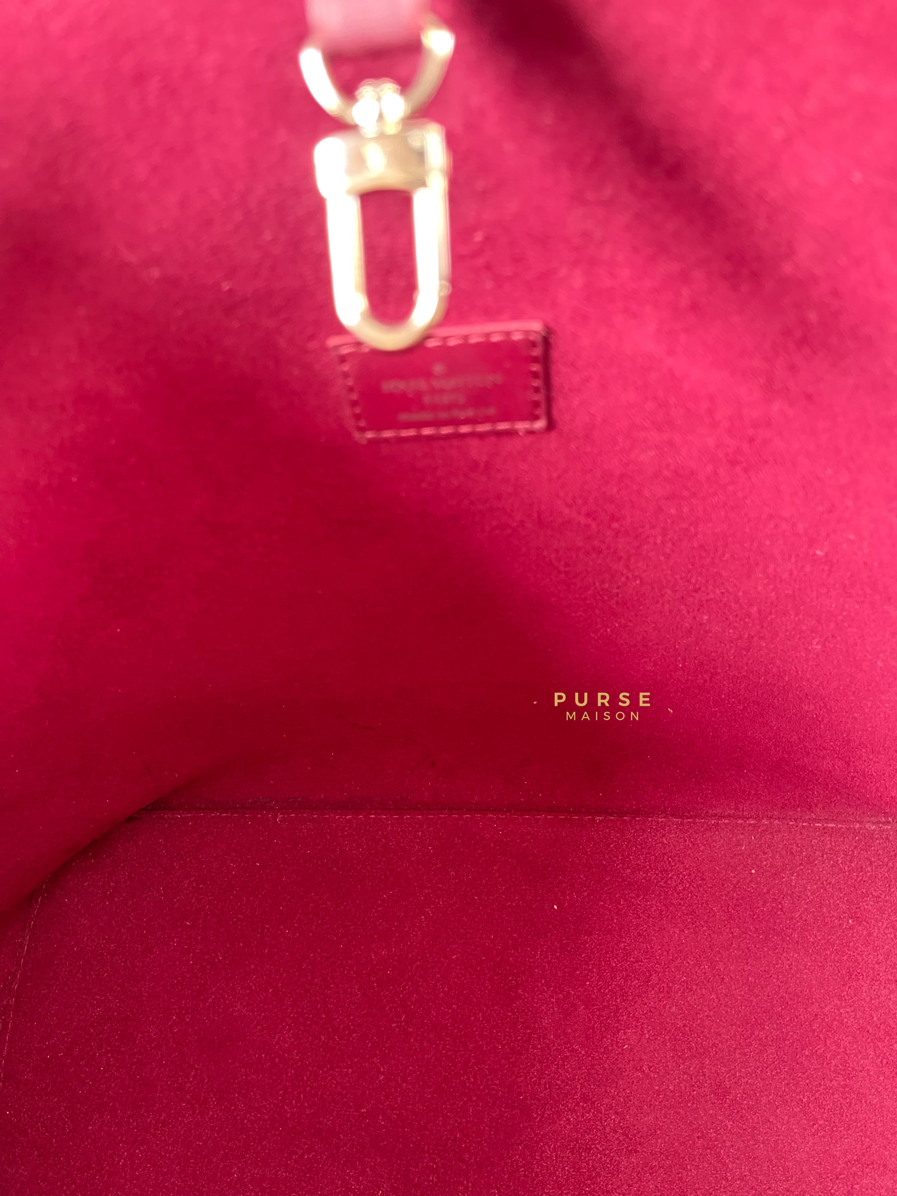 Louis Vuitton Epi Leather Neverfull Bag in Fuchsia (Date Code: FL2133) | Purse Maison Luxury Bags Shop