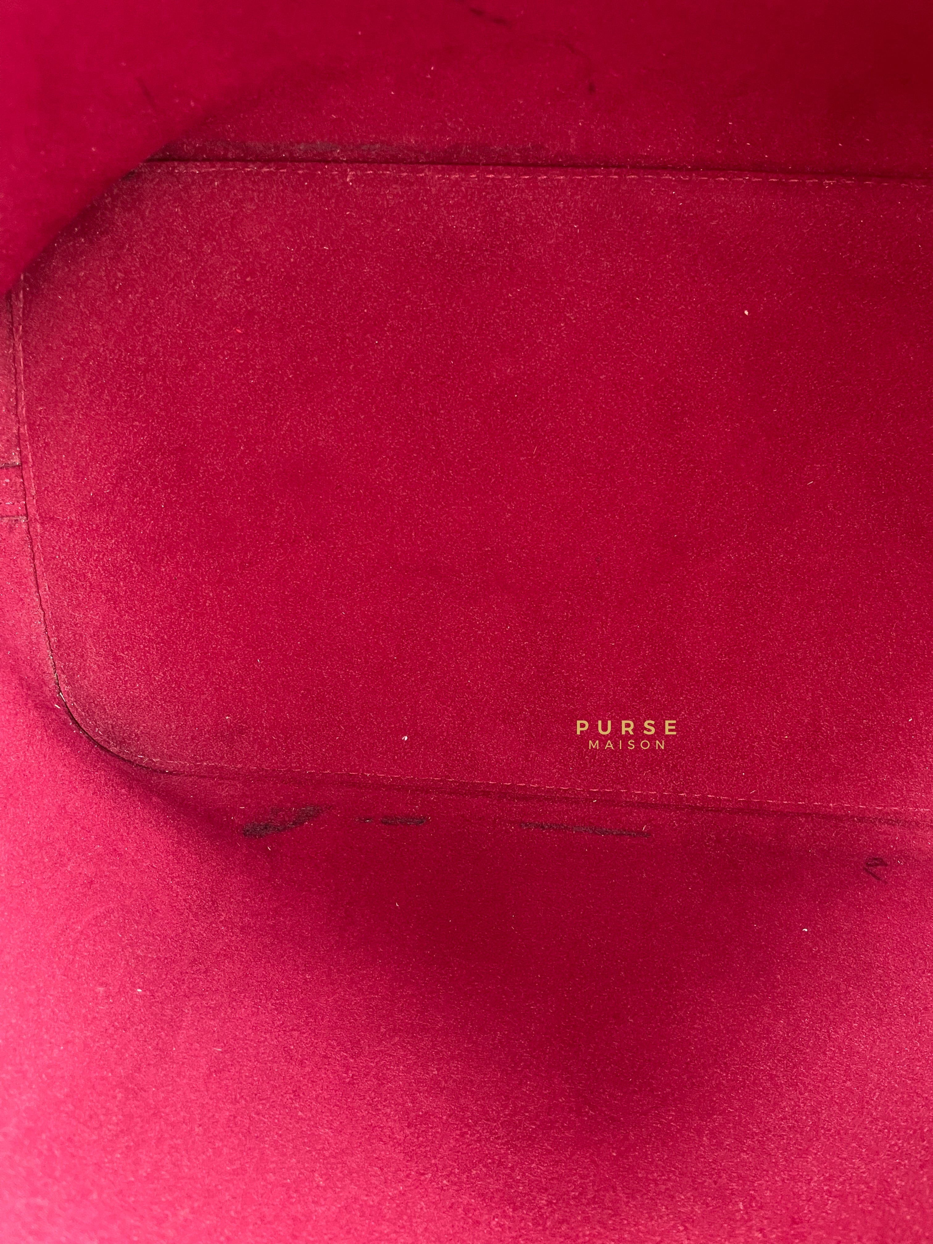 Louis Vuitton Epi Leather Neverfull Bag in Fuchsia (Date Code: FL2133) | Purse Maison Luxury Bags Shop