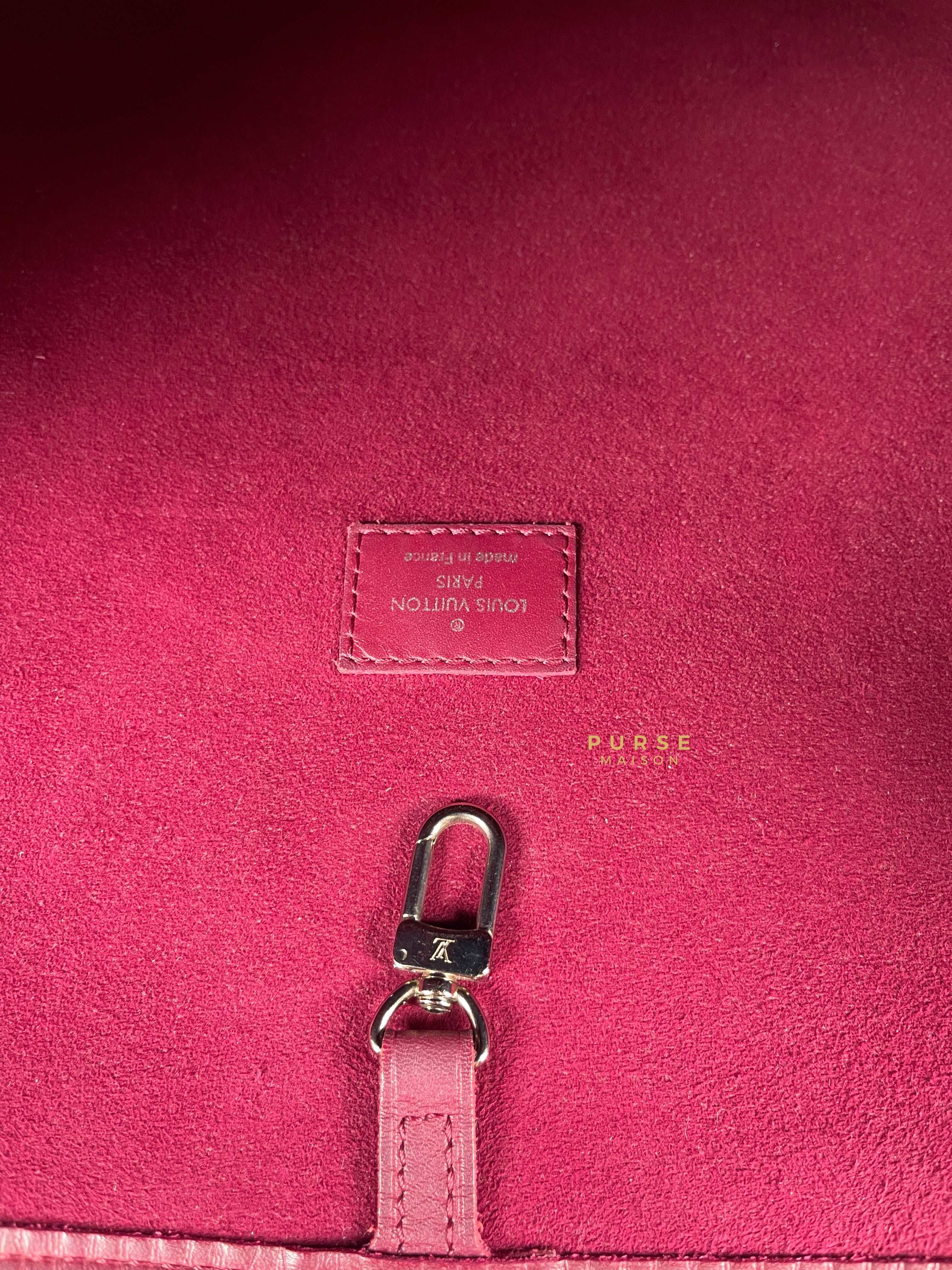 Louis Vuitton Epi Leather Neverfull Bag in Fuchsia (Date Code: FL2133) | Purse Maison Luxury Bags Shop