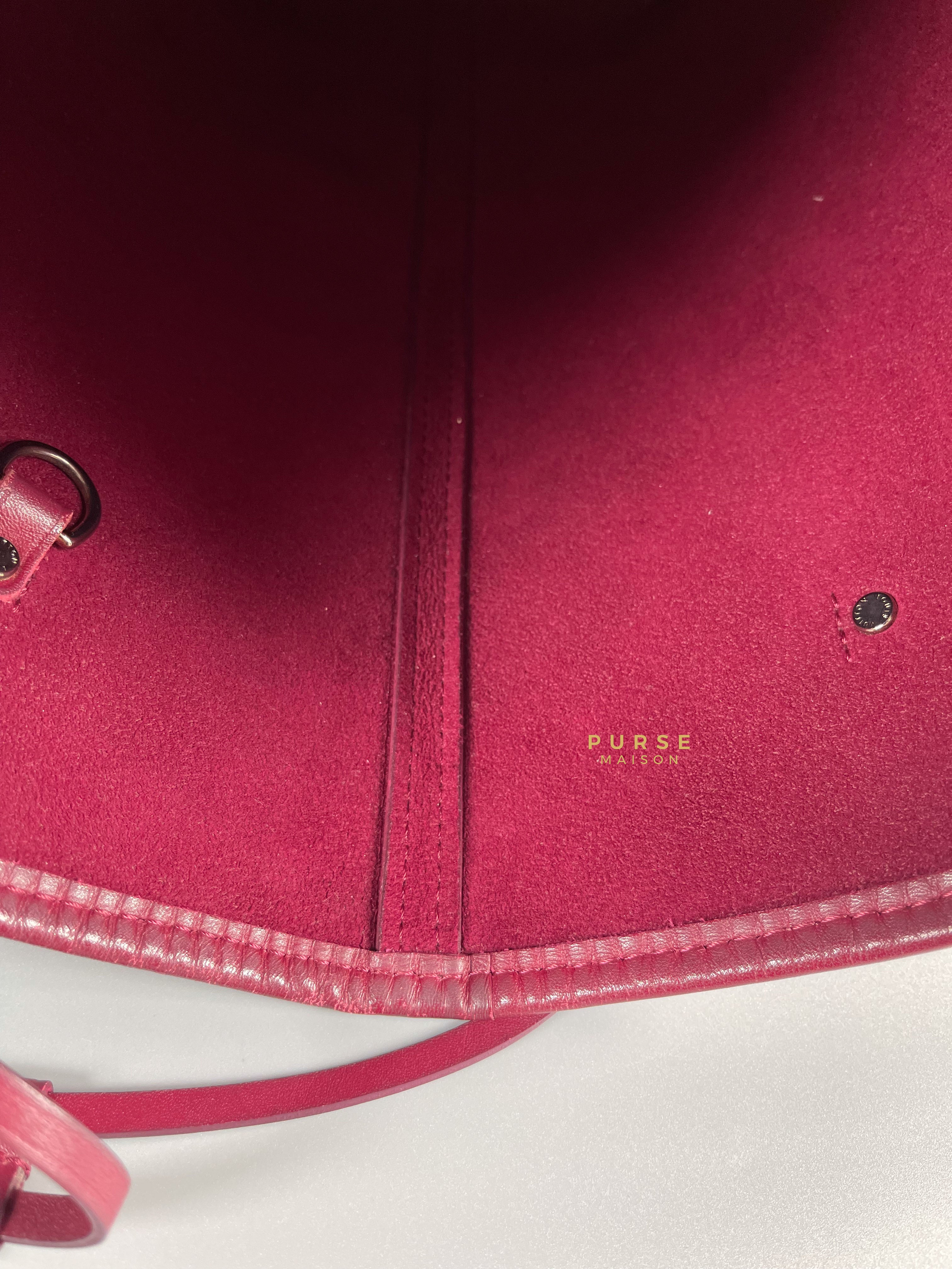 Louis Vuitton Epi Leather Neverfull Bag in Fuchsia (Date Code: FL2133) | Purse Maison Luxury Bags Shop