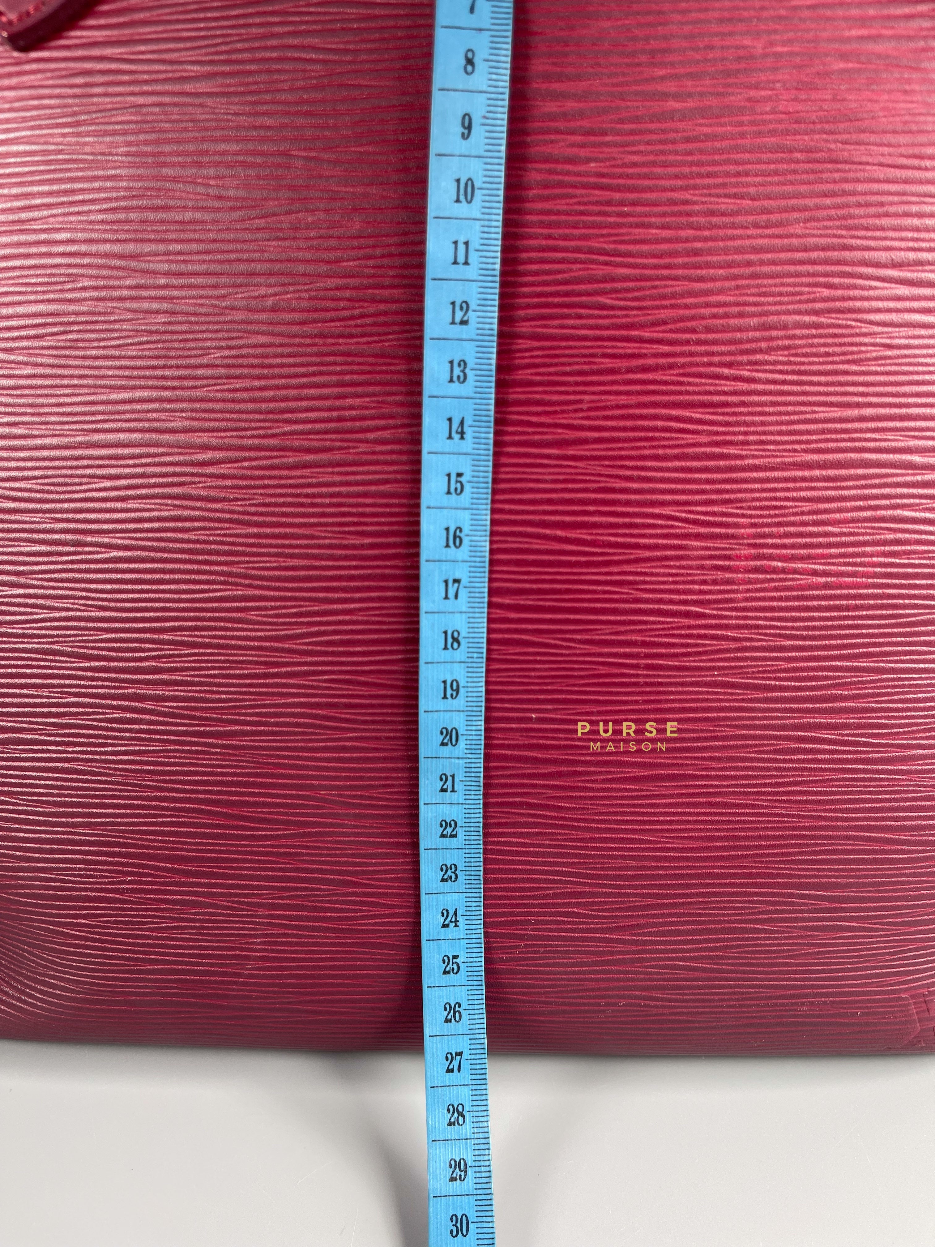 Louis Vuitton Epi Leather Neverfull Bag in Fuchsia (Date Code: FL2133) | Purse Maison Luxury Bags Shop