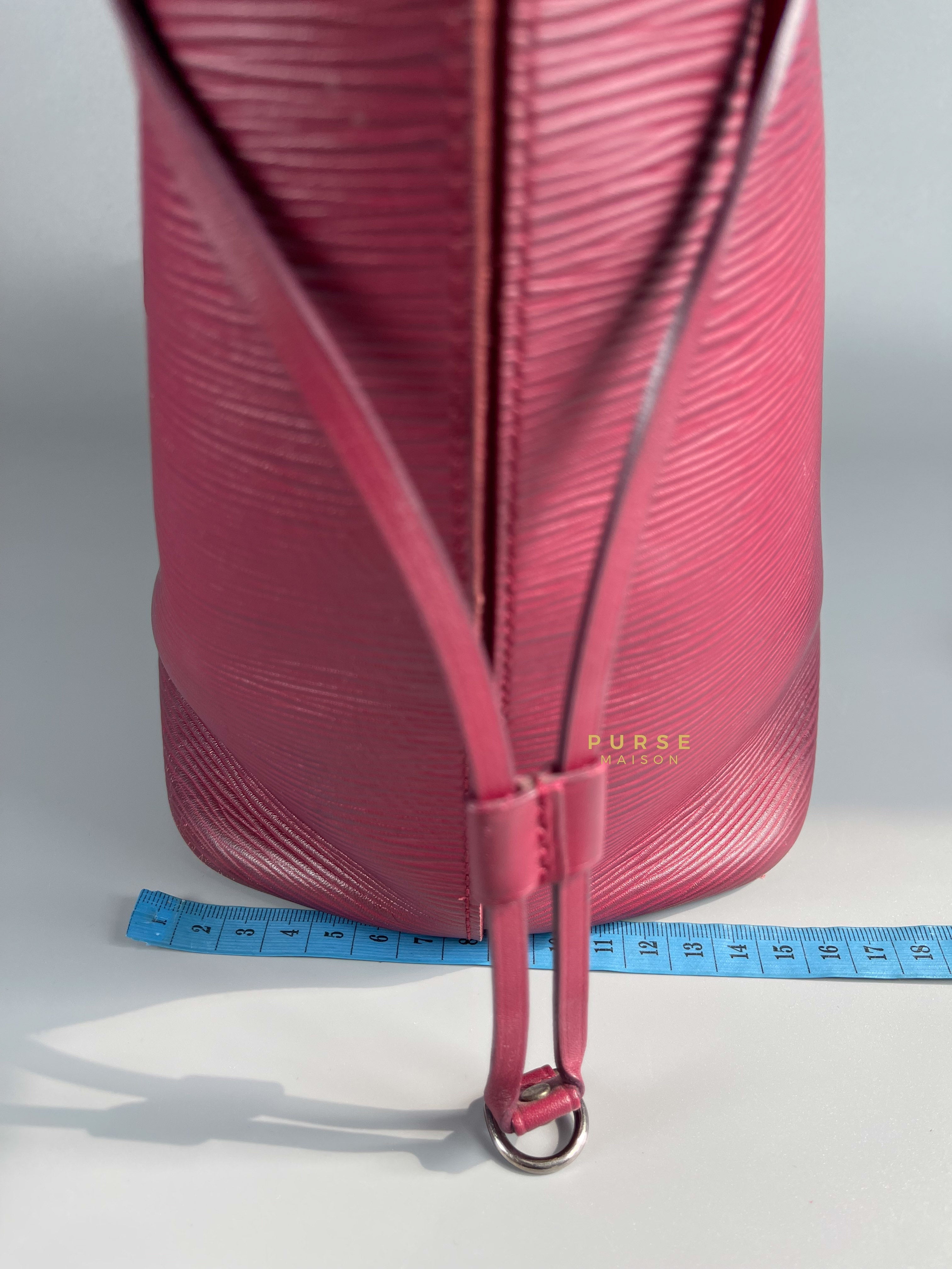 Louis Vuitton Epi Leather Neverfull Bag in Fuchsia (Date Code: FL2133) | Purse Maison Luxury Bags Shop