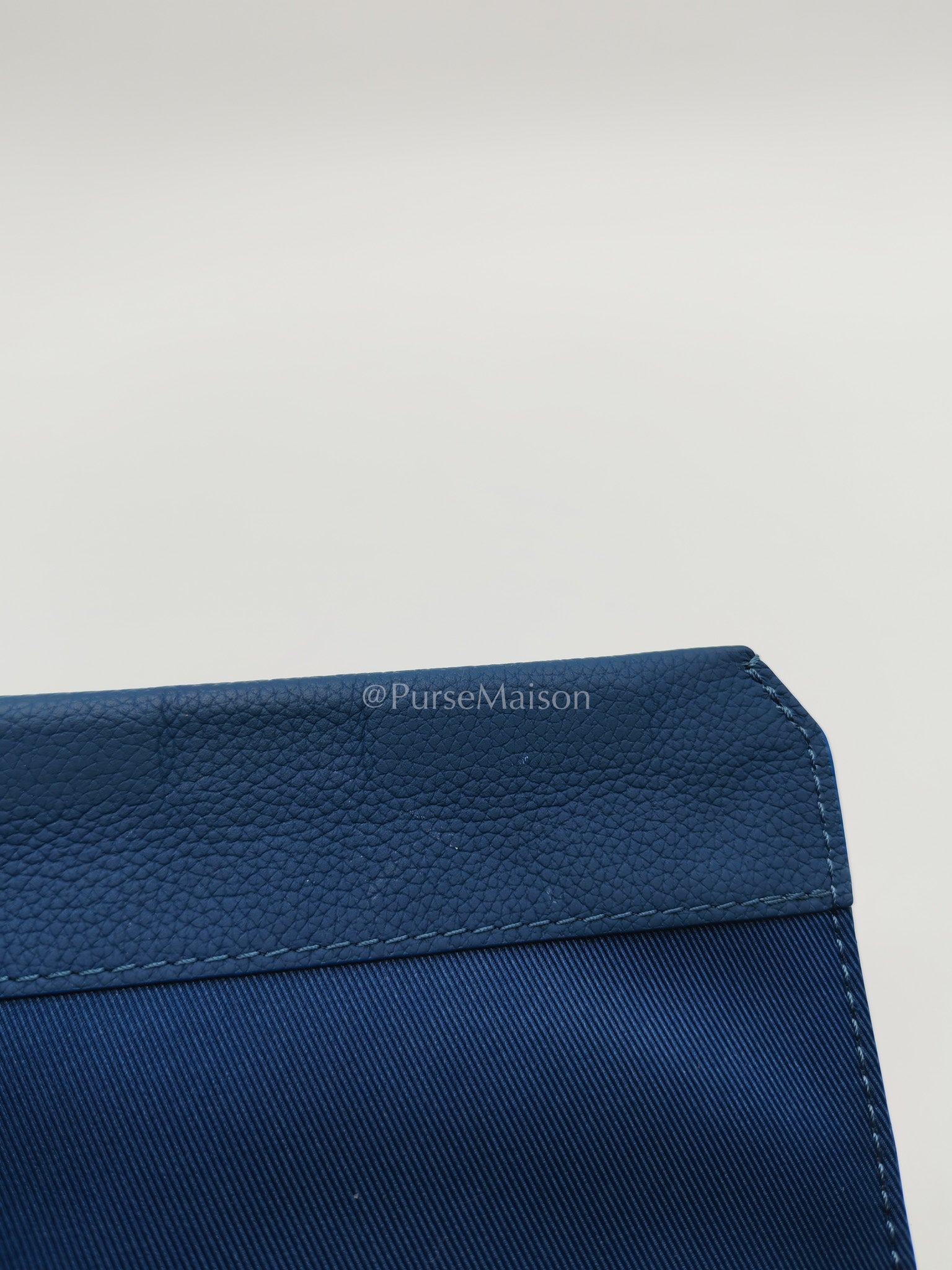 Louis Vuitton Fastline Wearable Wallet in Atlantic Blue Cowhide Leather and Silver Hardware Microchip | Purse Maison Luxury Bags Shop